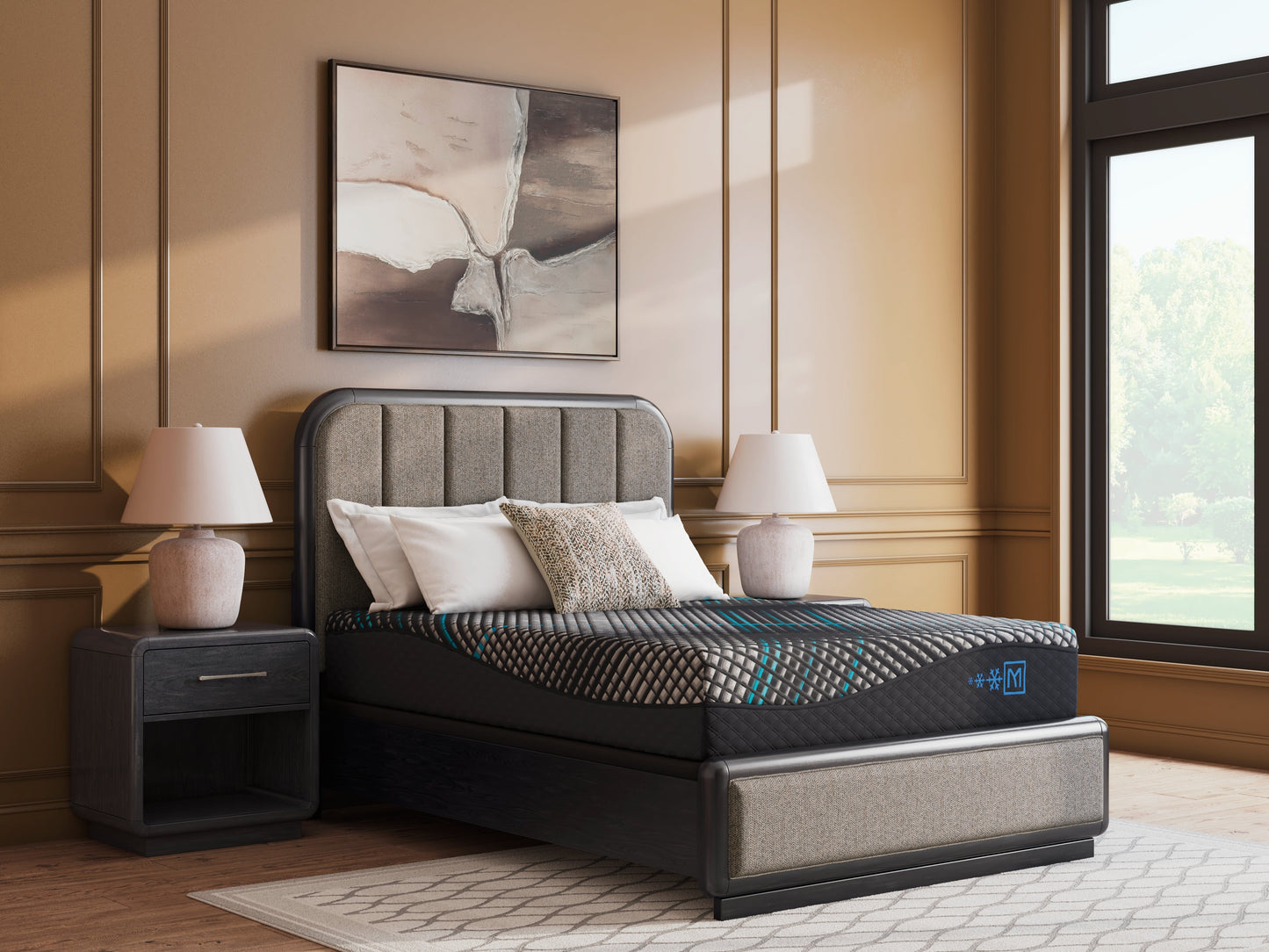 Millennium 2.0 Hybrid 12 Inch Black California King Mattress- Viva Furn