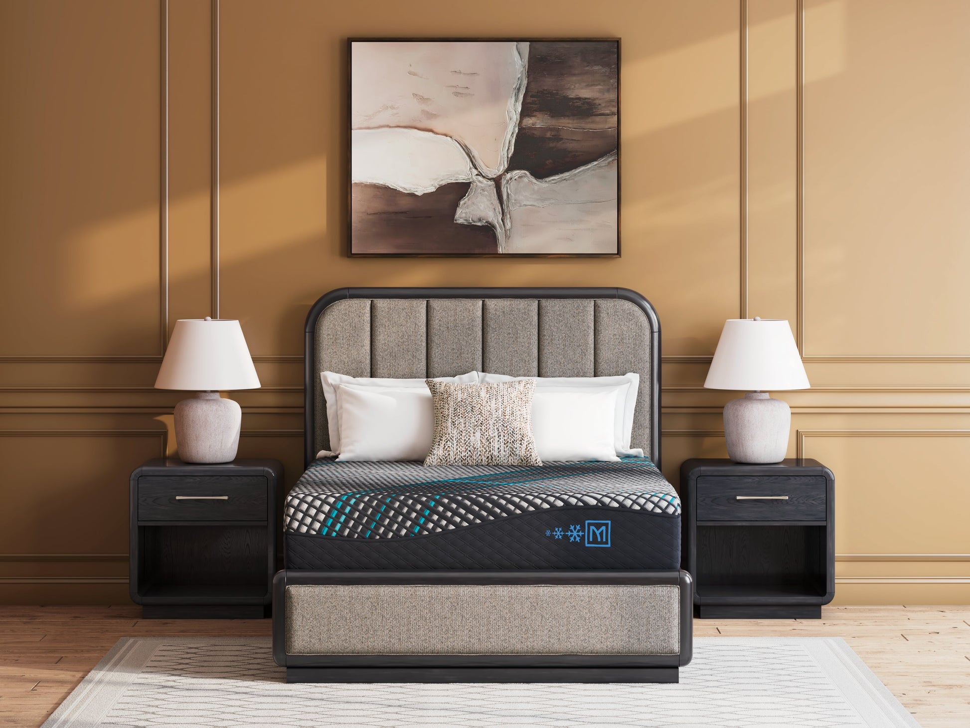 Millennium 2.0 Hybrid 12 Inch Black King Mattress- Viva Furn