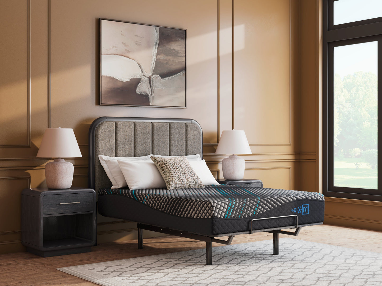 Millennium 2.0 Hybrid 12 Inch Black King Mattress- Viva Furn