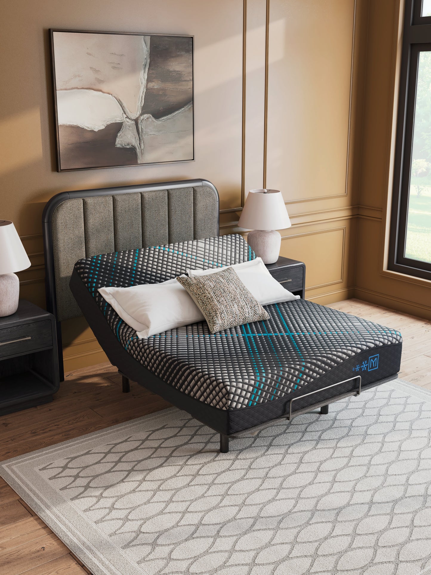 Millennium 2.0 Hybrid 12 Inch Black King Mattress- Viva Furn