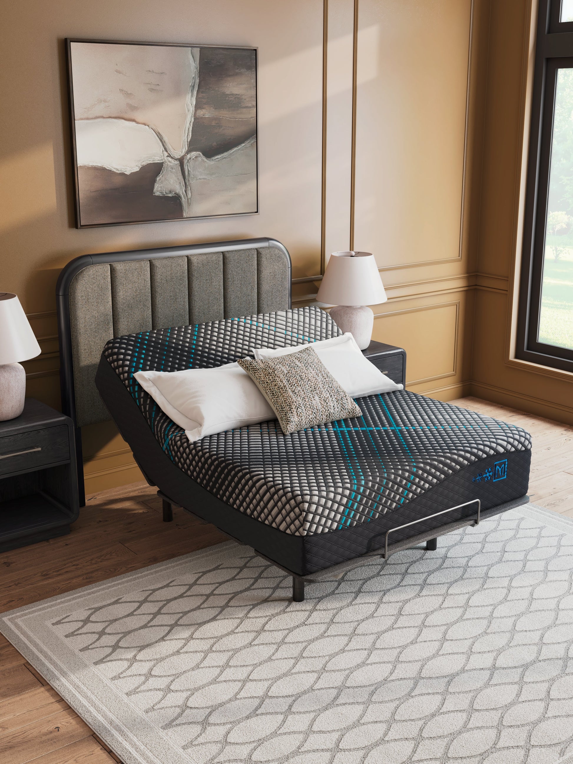 Millennium 2.0 Hybrid 14 Inch Black Queen Mattress- Viva Furn