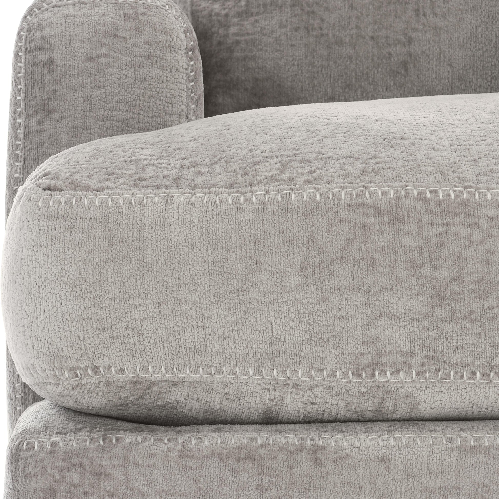 Mily Grey Fabric Chair - Ornate Home