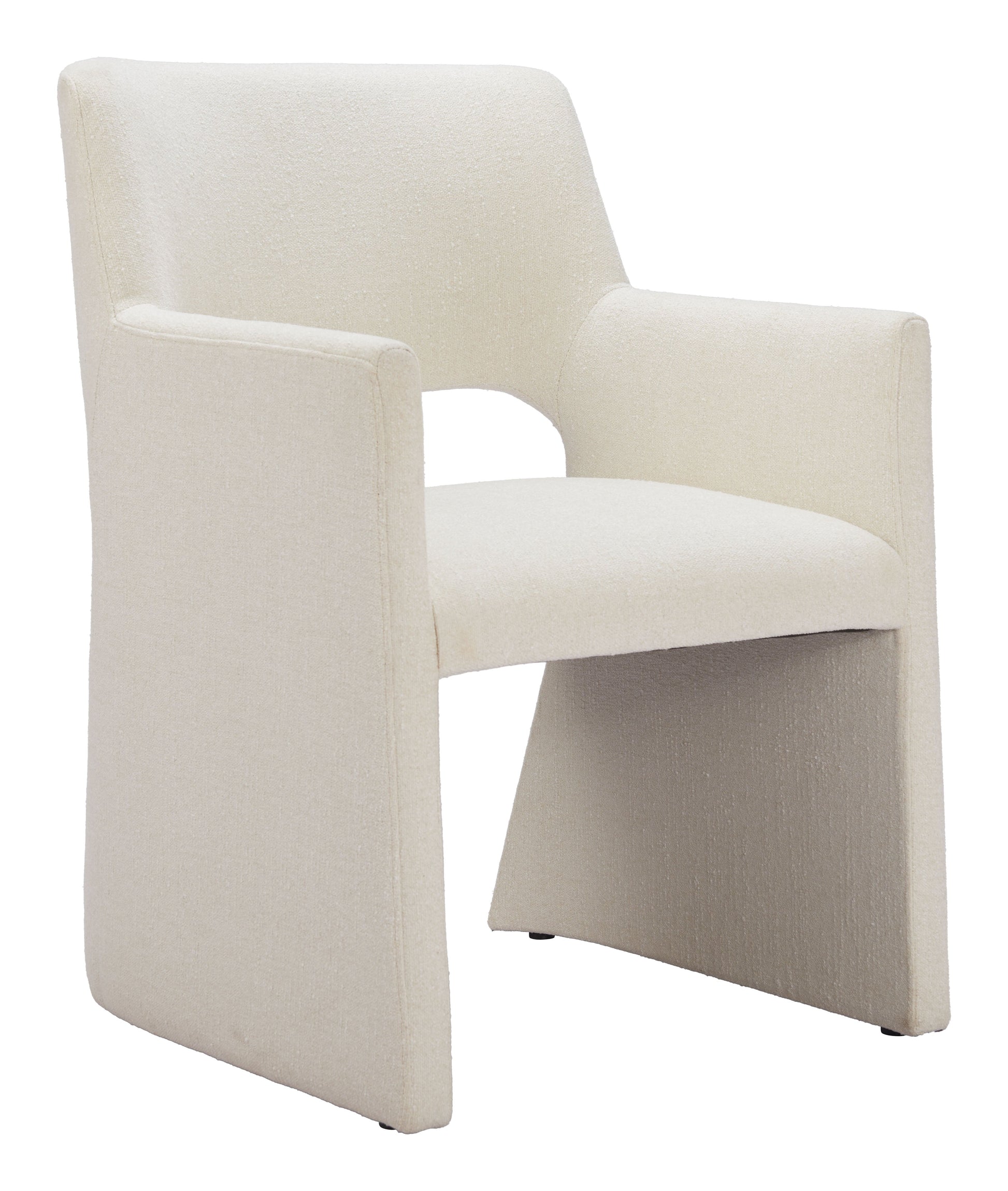 Minet Linen White Dining Chair - Ornate Home