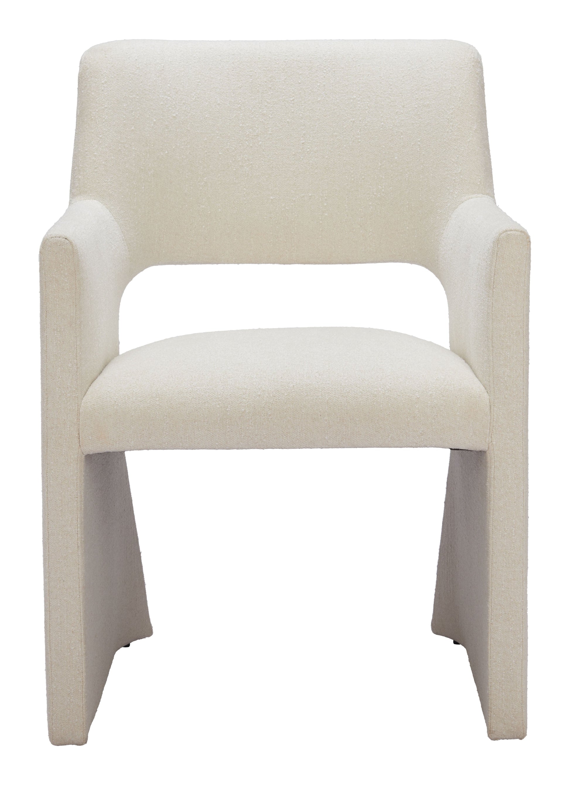Minet Linen White Dining Chair - Ornate Home
