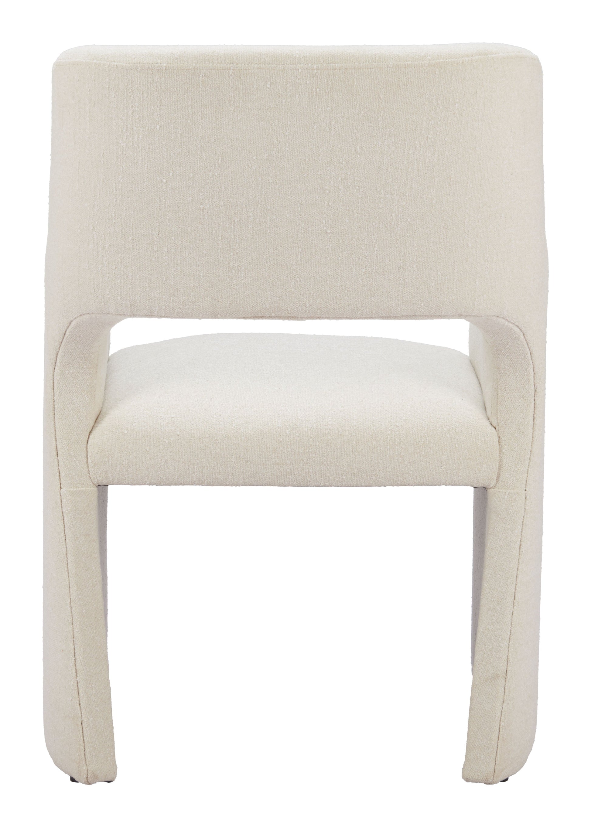 Minet Linen White Dining Chair - Ornate Home