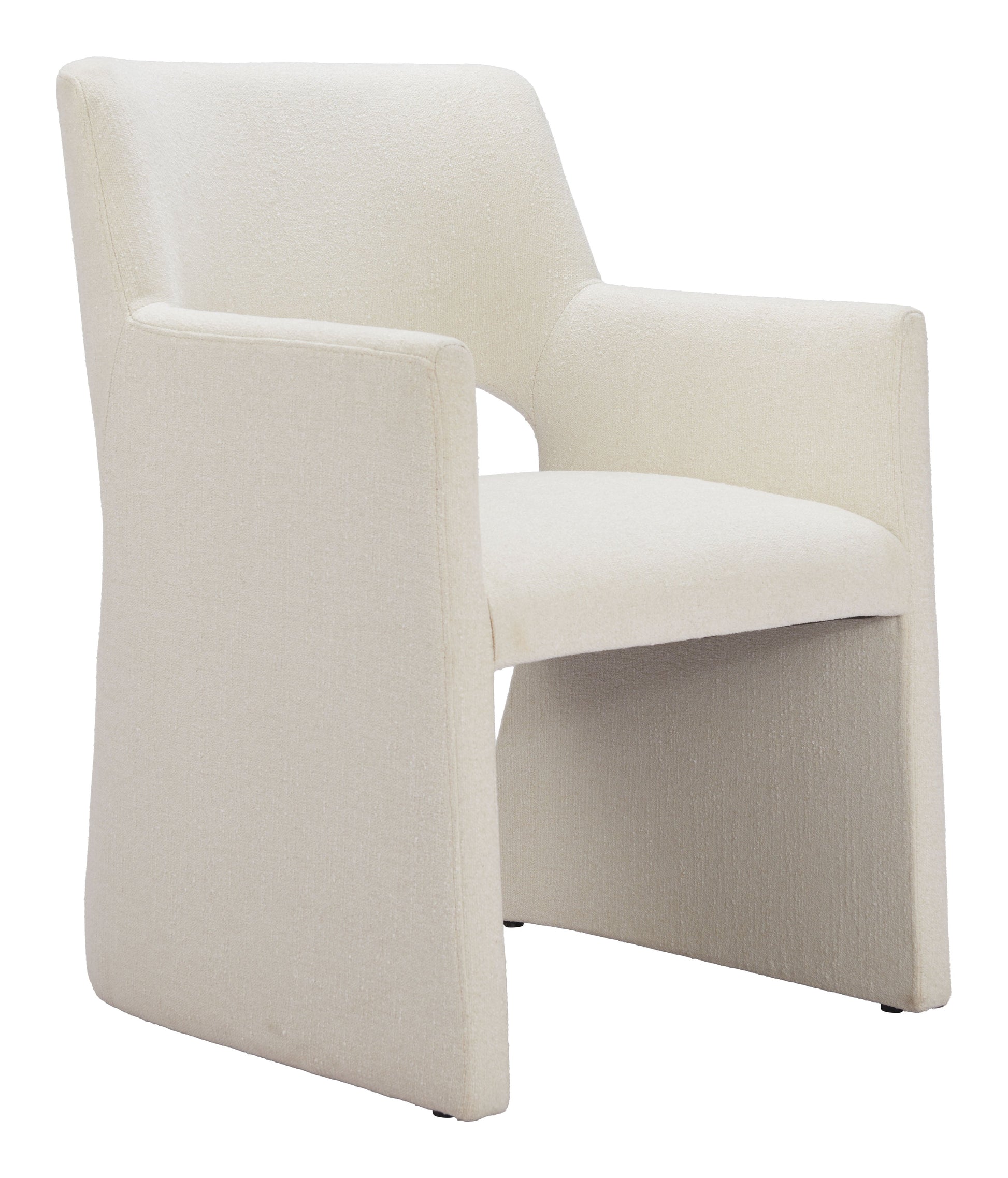 Minet Linen White Dining Chair - Ornate Home