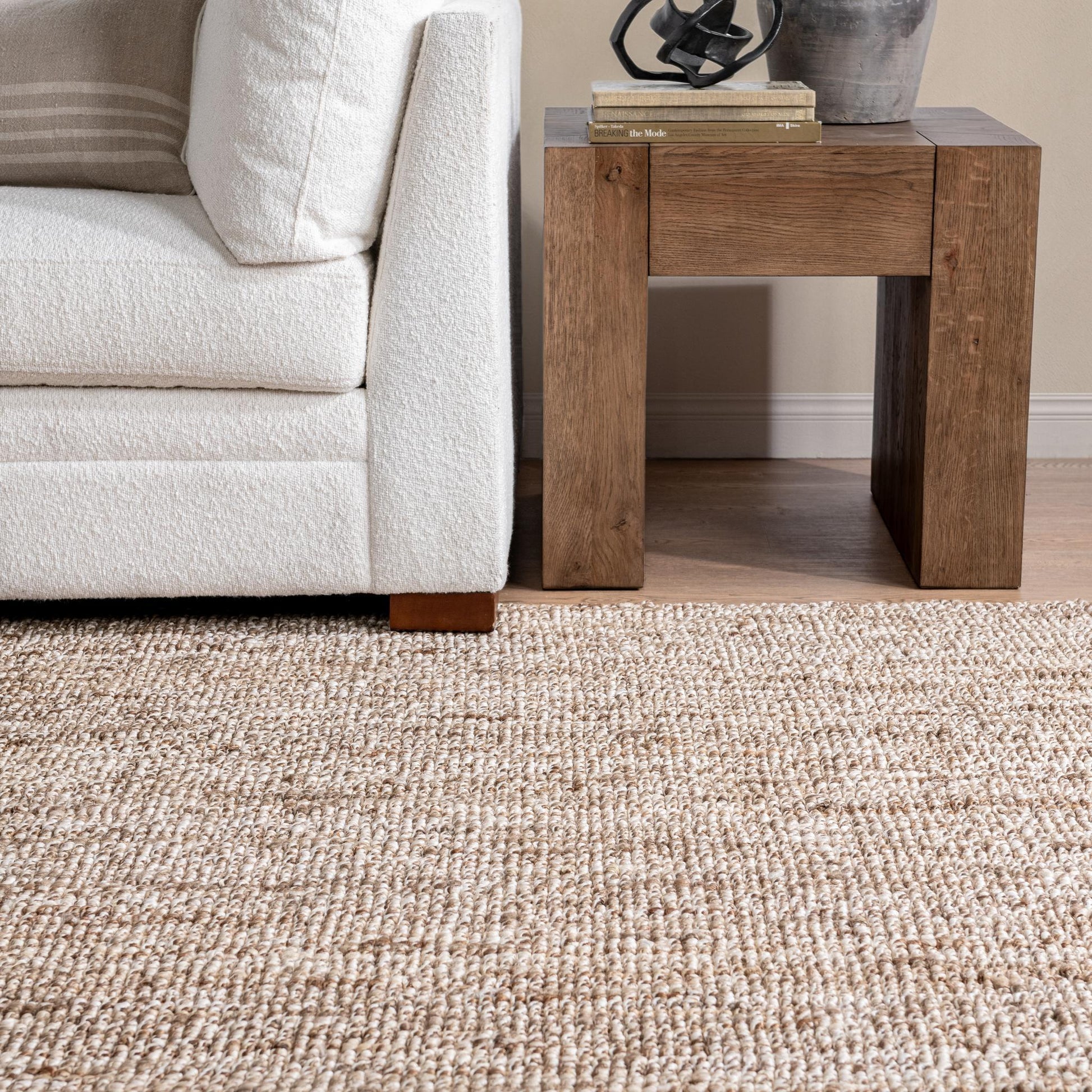 Mini Silver/Ivory Boucle - Ornate Home
