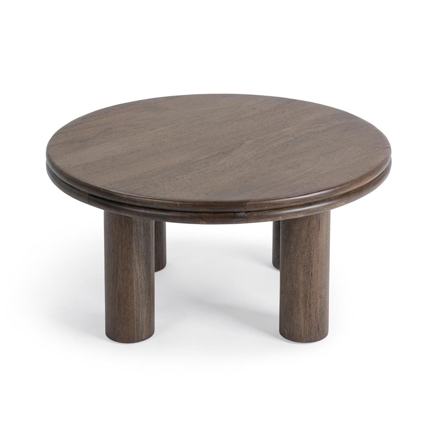 Miranda Cocoa Brown Round Coffee Table - Ornate Home