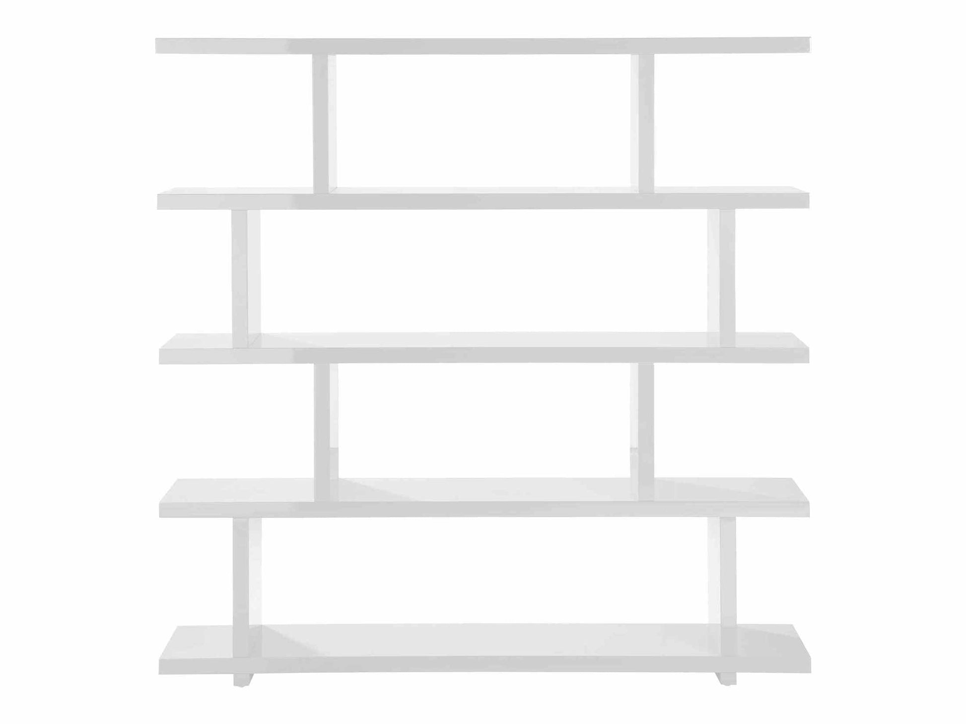 Miri White Large Shelf - Ornate Home
