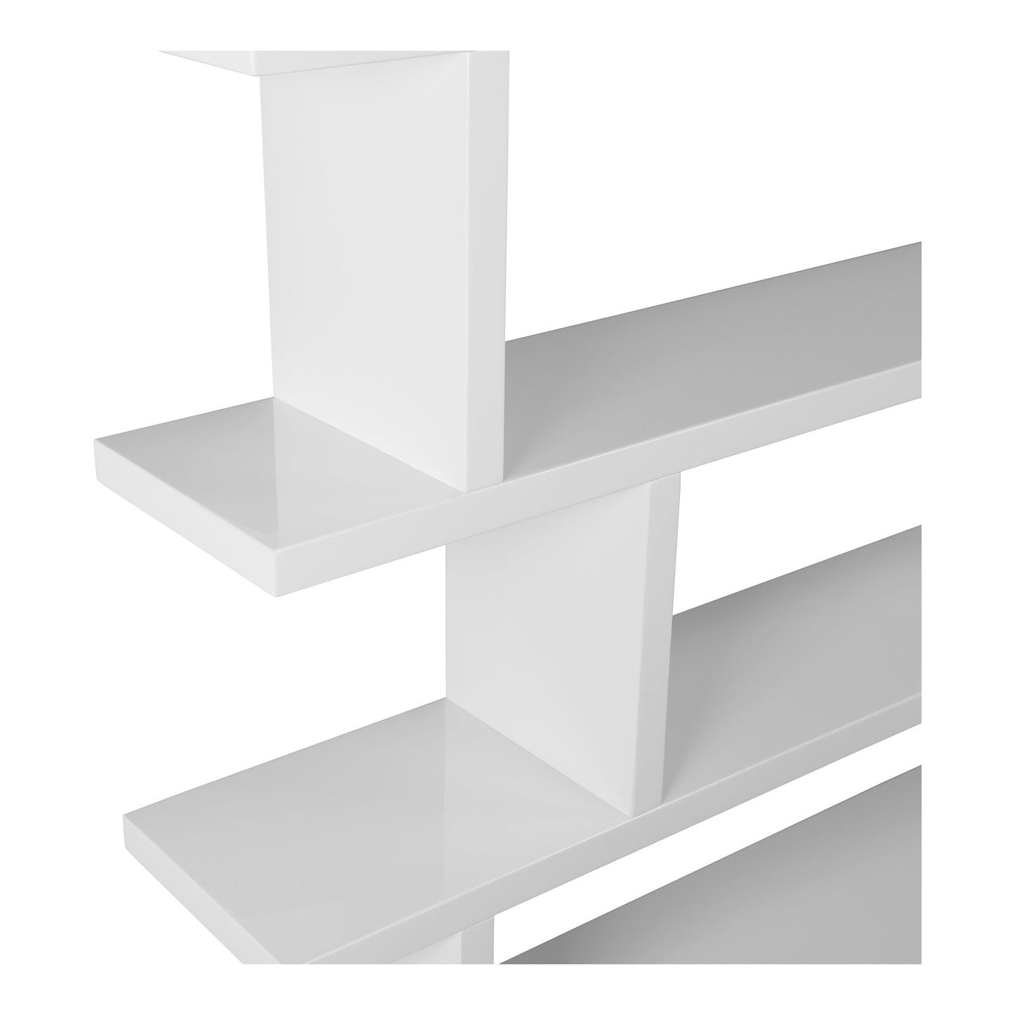 Miri White Large Shelf - Ornate Home