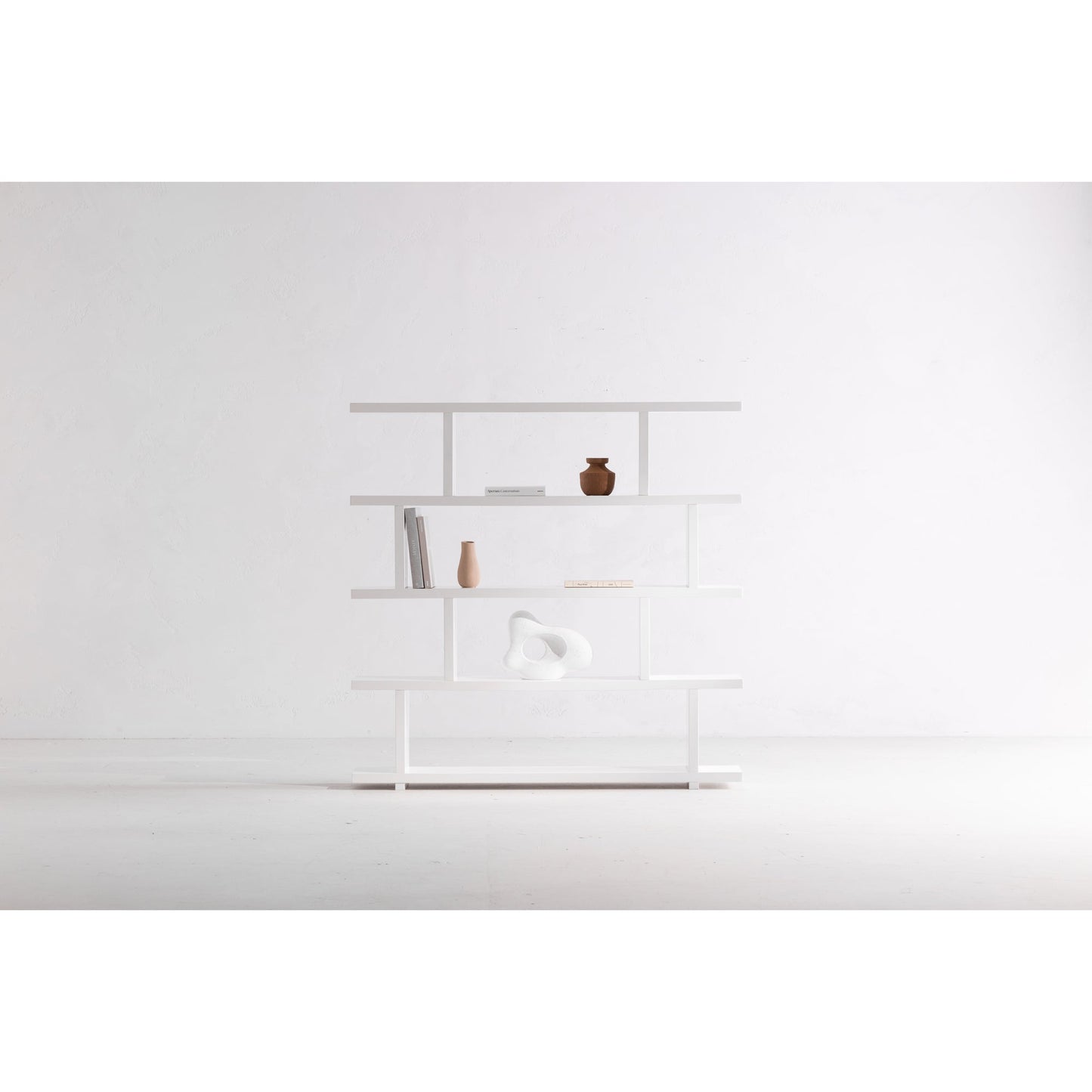 Miri White Large Shelf - Ornate Home
