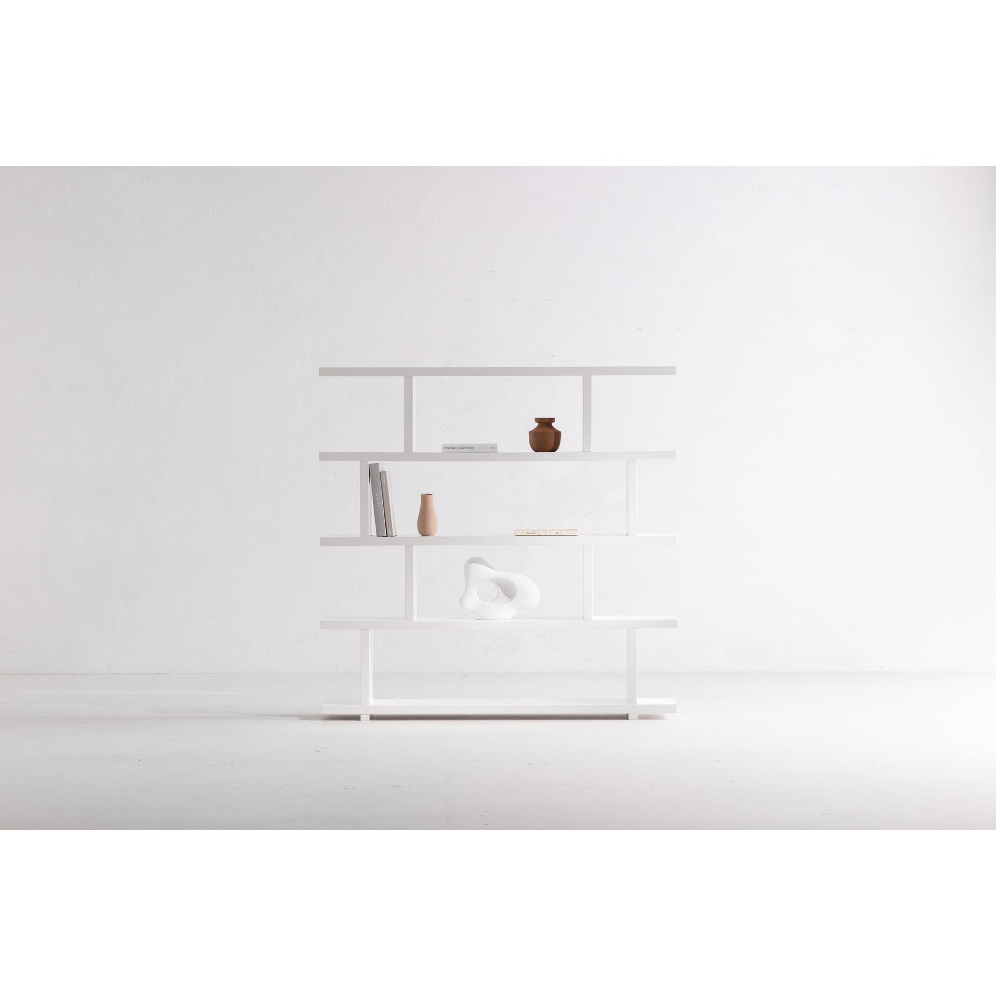 Miri White Large Shelf - Ornate Home
