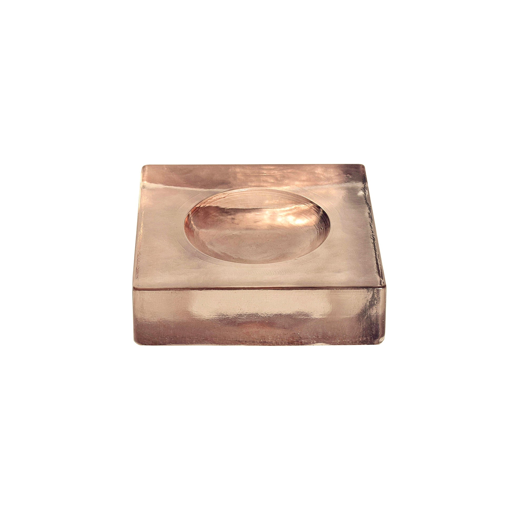 Miro Soft Amber Glass Catchall - Ornate Home