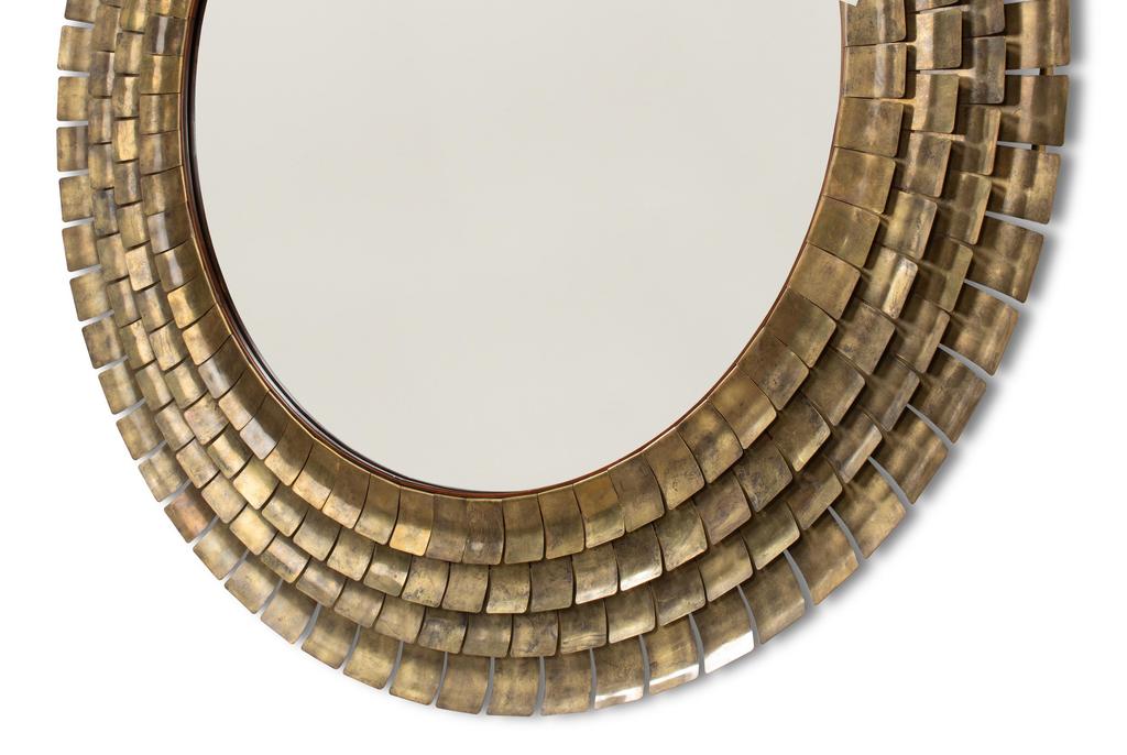 Mistral Brown Wall Mirror - Ornate Home