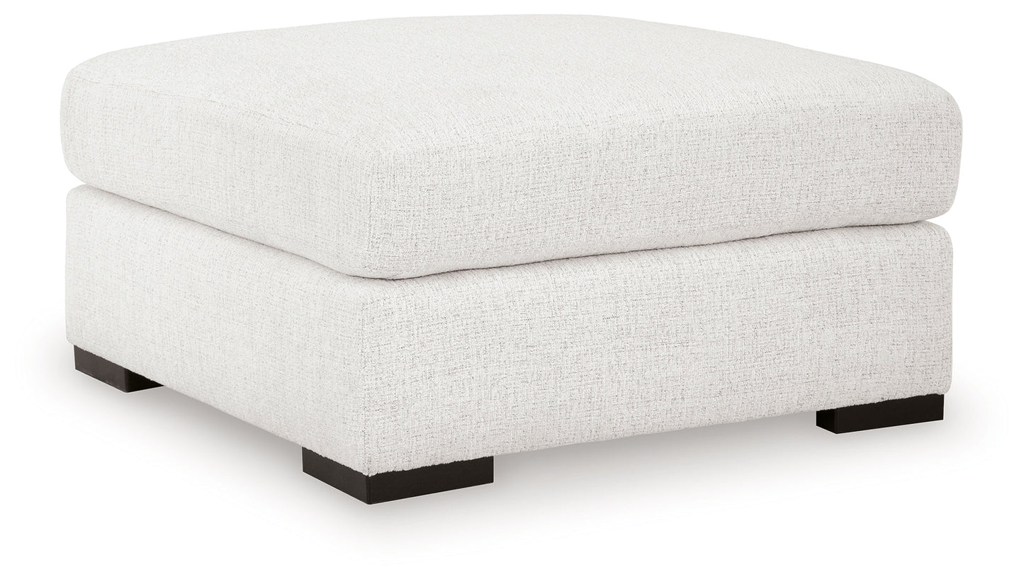 Misty-Lakes Chalk Oversized Accent Ottoman- Viva Furn