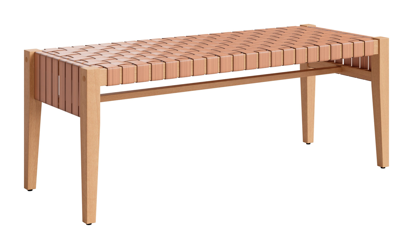 Mizuya Brown Outdoor Bench - Ornate Home