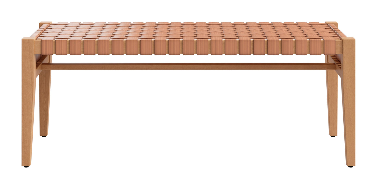 Mizuya Brown Outdoor Bench - Ornate Home