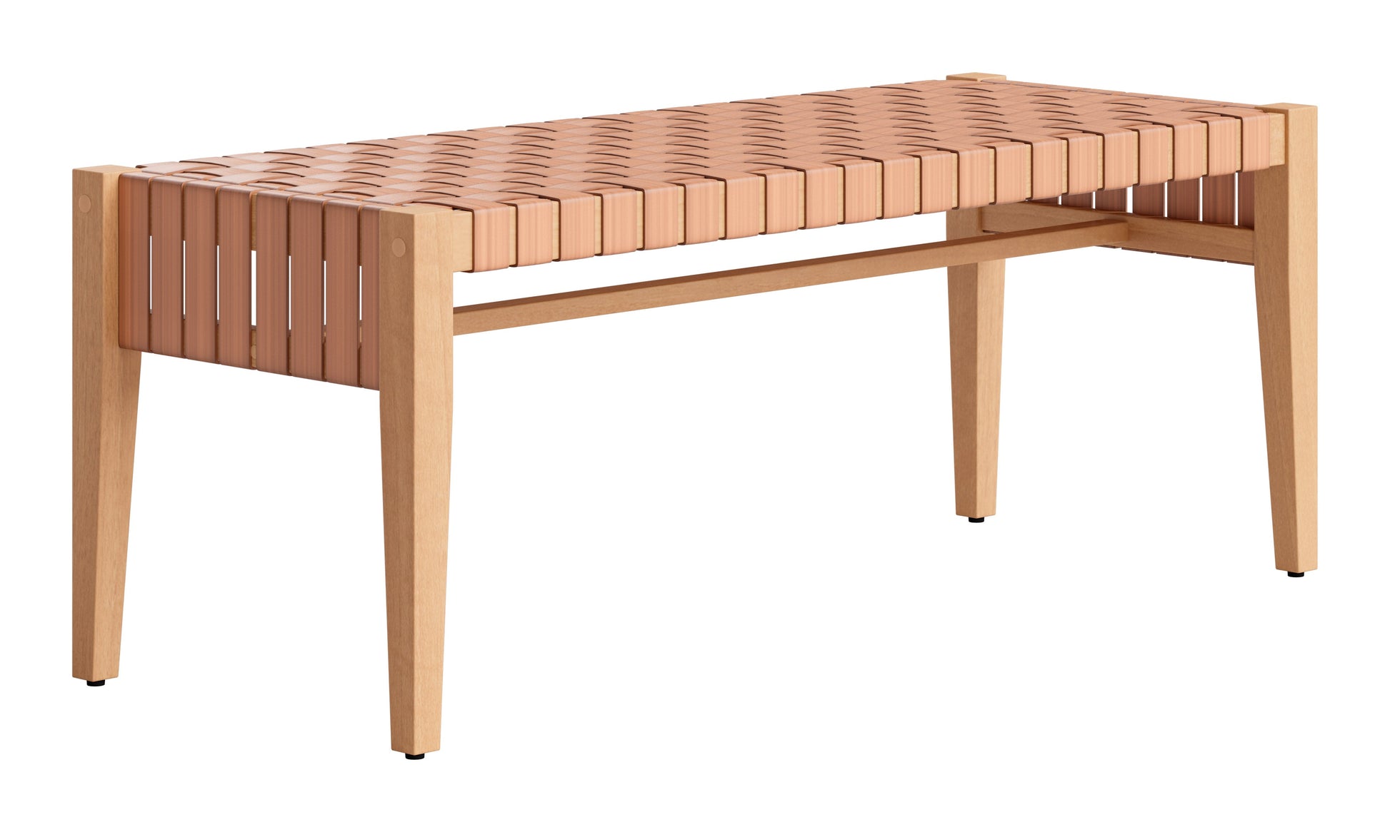 Mizuya Brown Outdoor Bench - Ornate Home