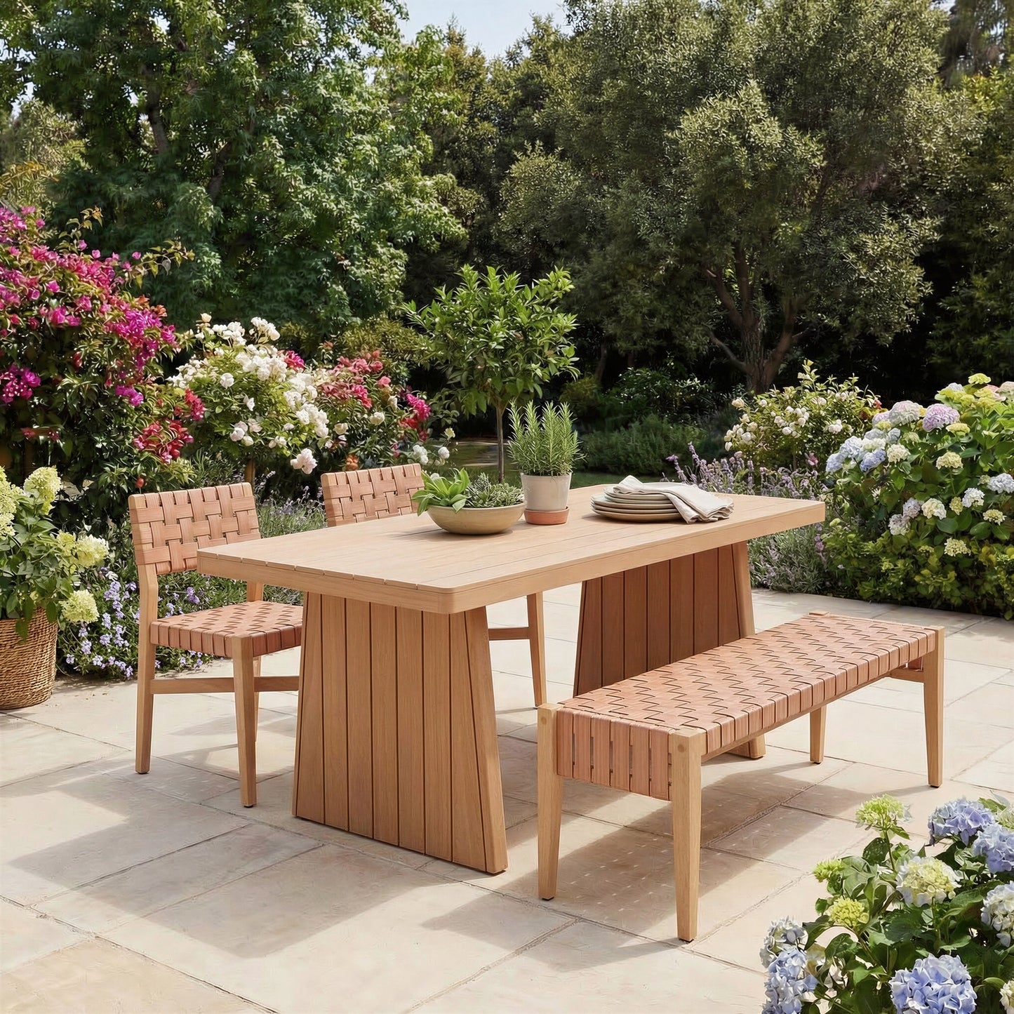 Mizuya Brown Outdoor Dining Chair - Ornate Home