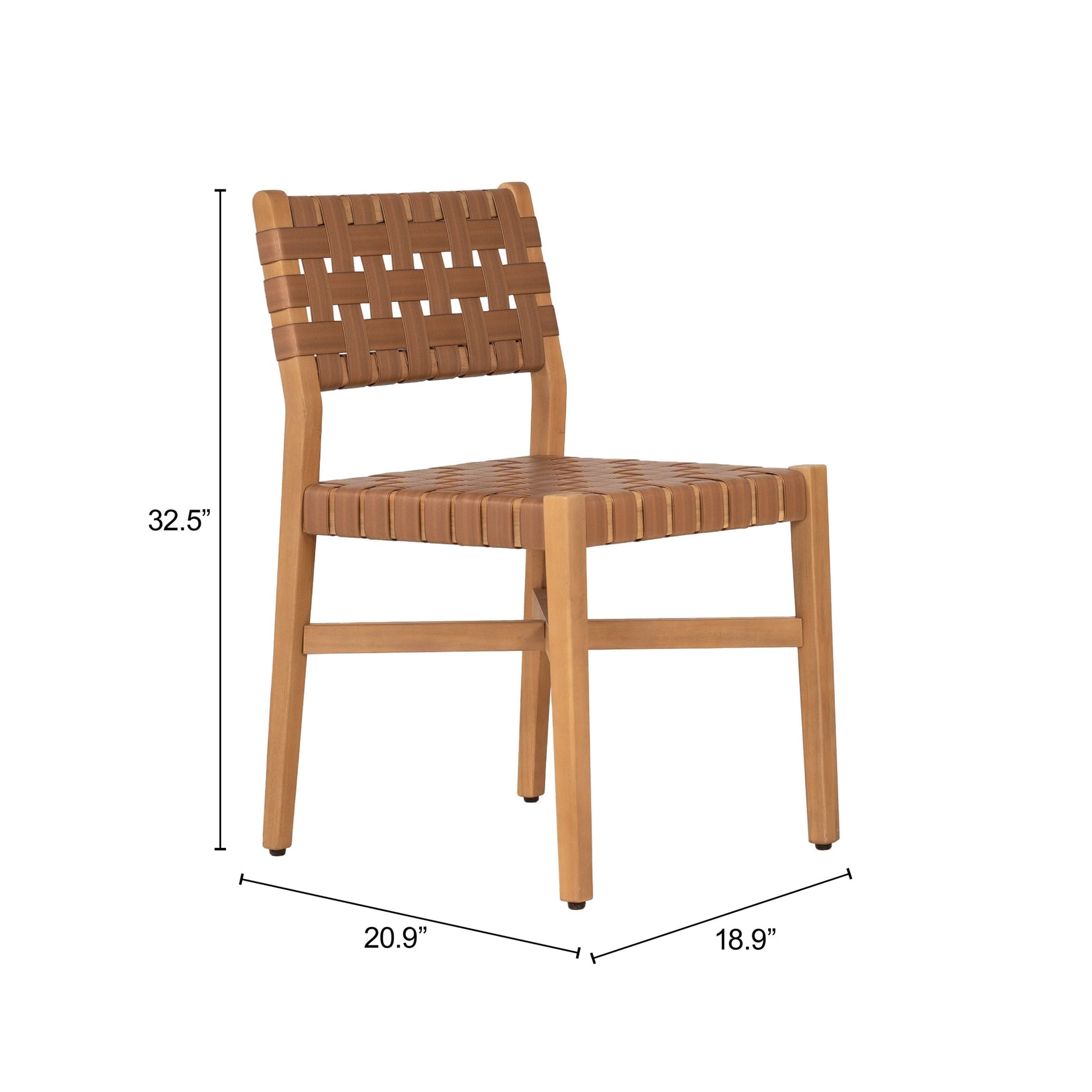 Mizuya Brown Outdoor Dining Chair - Ornate Home