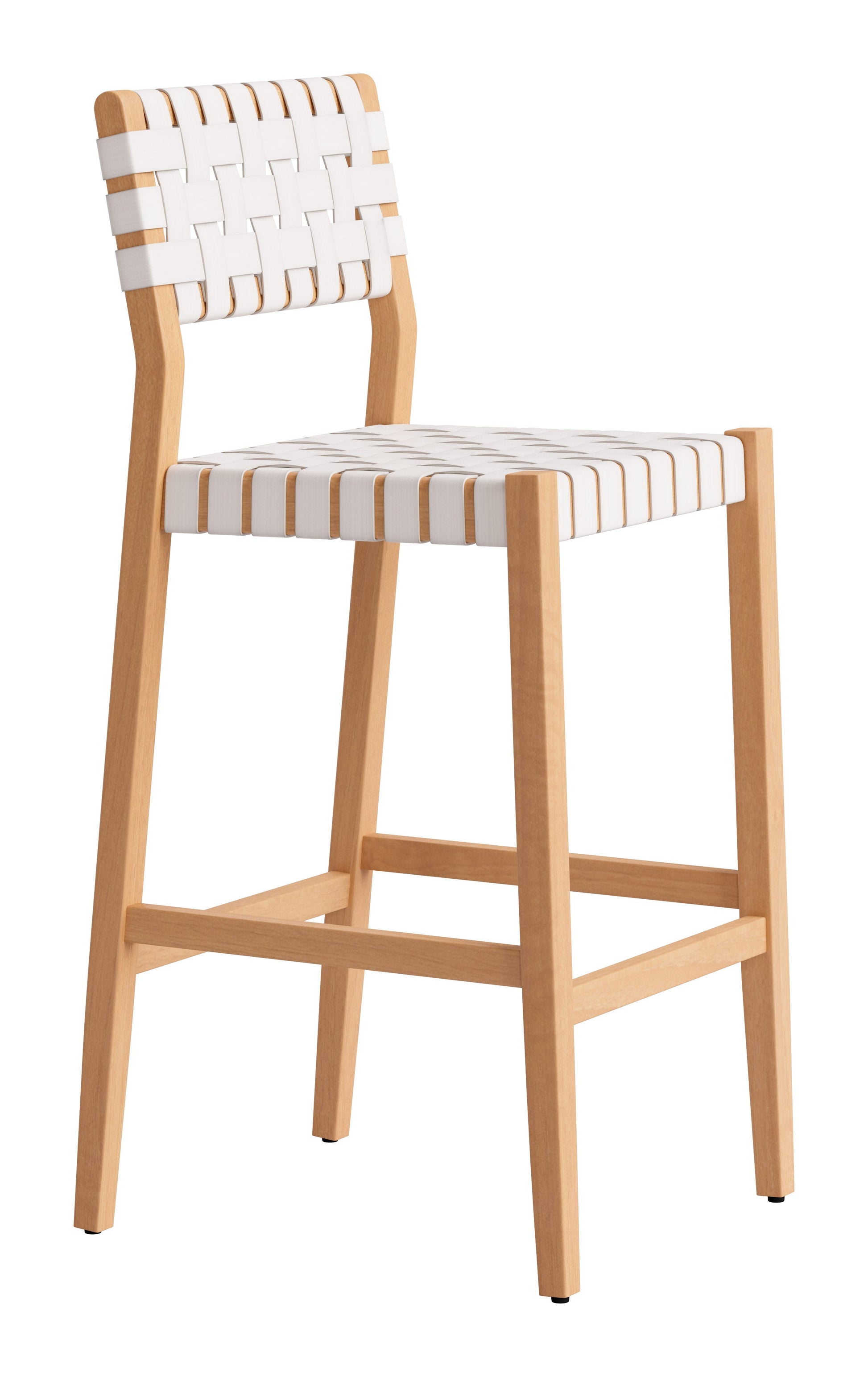Mizuya White Barstool - Ornate Home