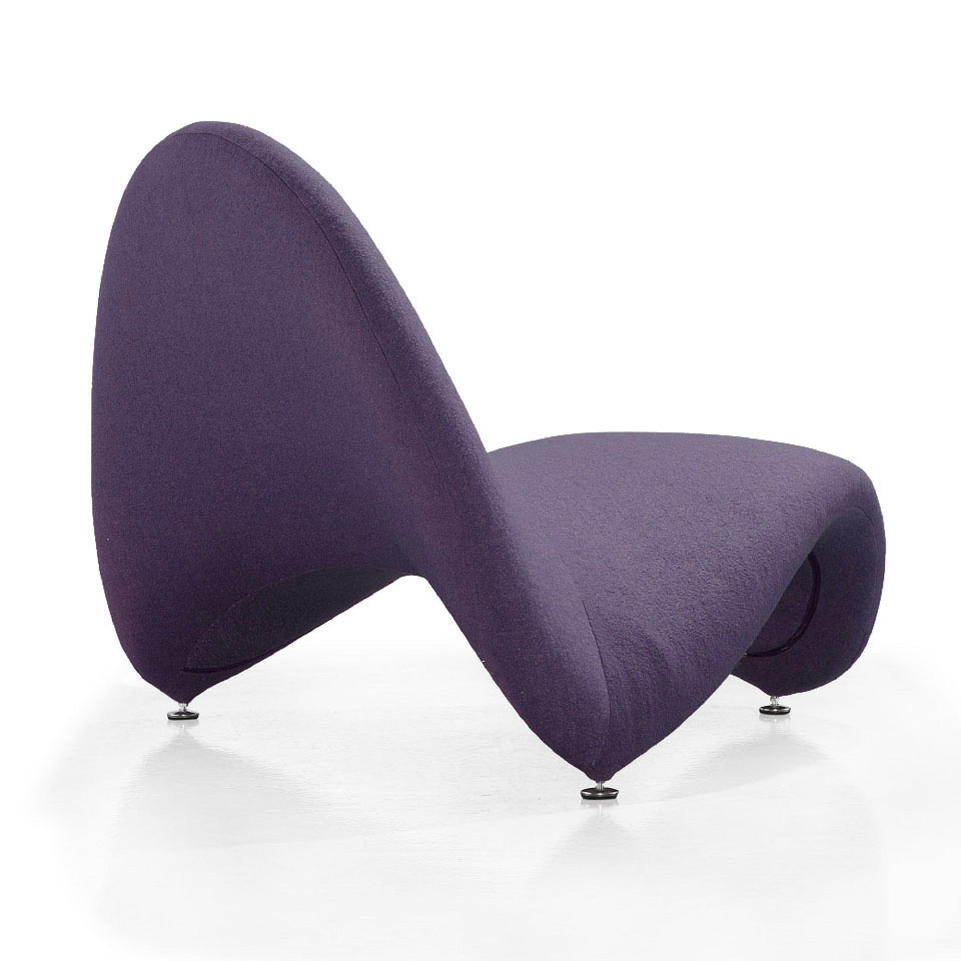 MoMa Multi Colored Accent Chair in Purple, Teal and Yellow (set of 3) - Ornate Home