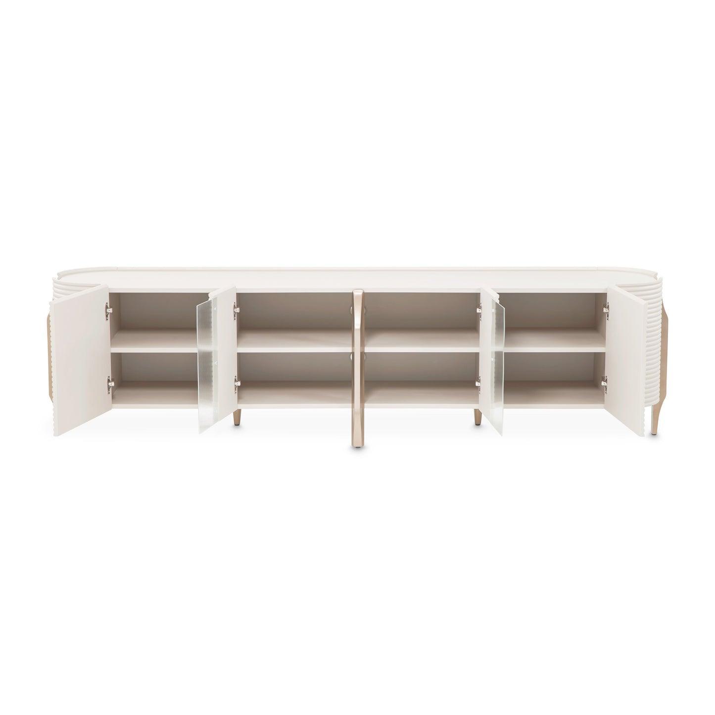 Mod Dream Rich Champagne Media Cabinet - Ornate Home