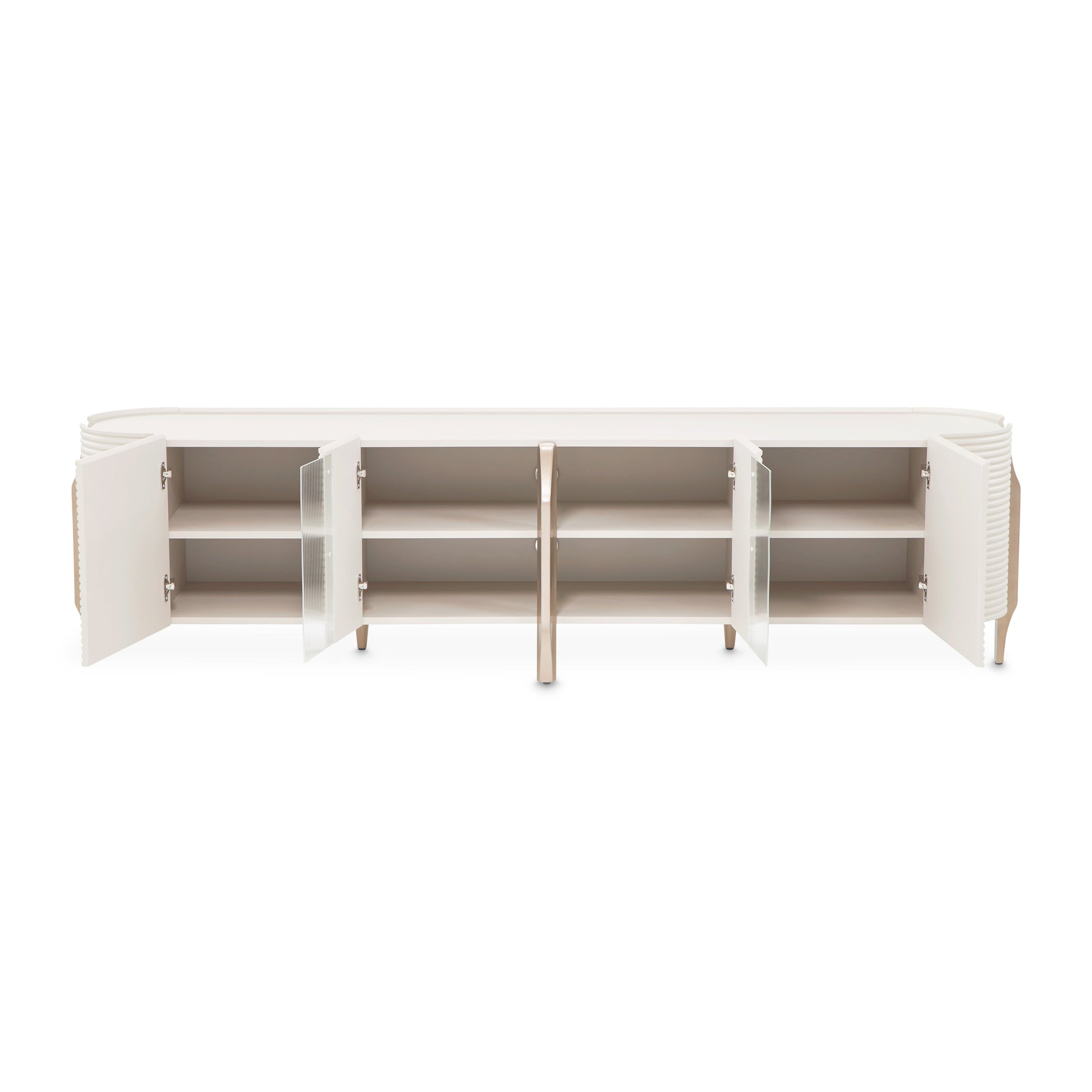 Mod Dream Rich Champagne Media Cabinet - Ornate Home