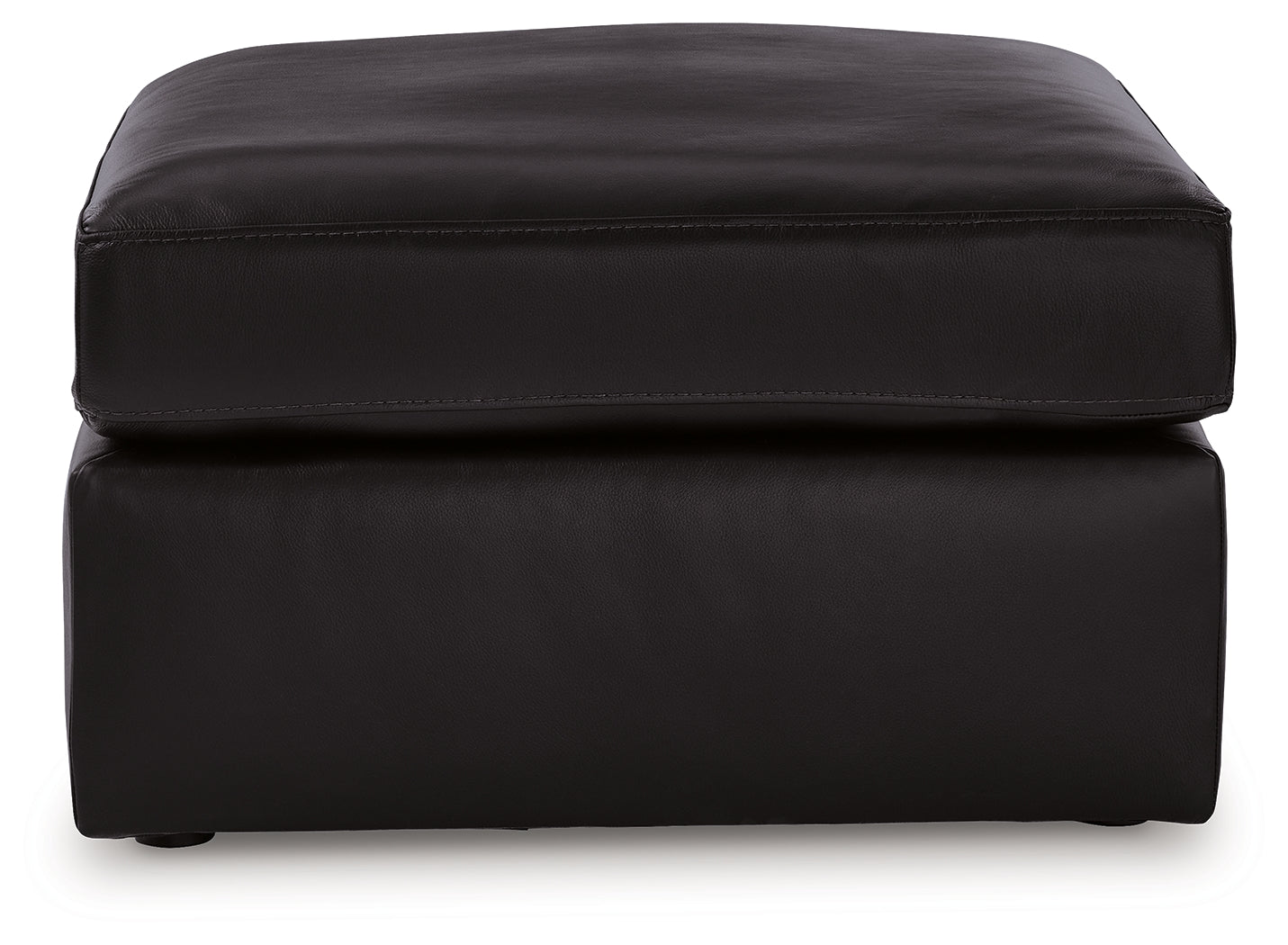 ModMax II Black Oversized Accent Ottoman- Viva Furn