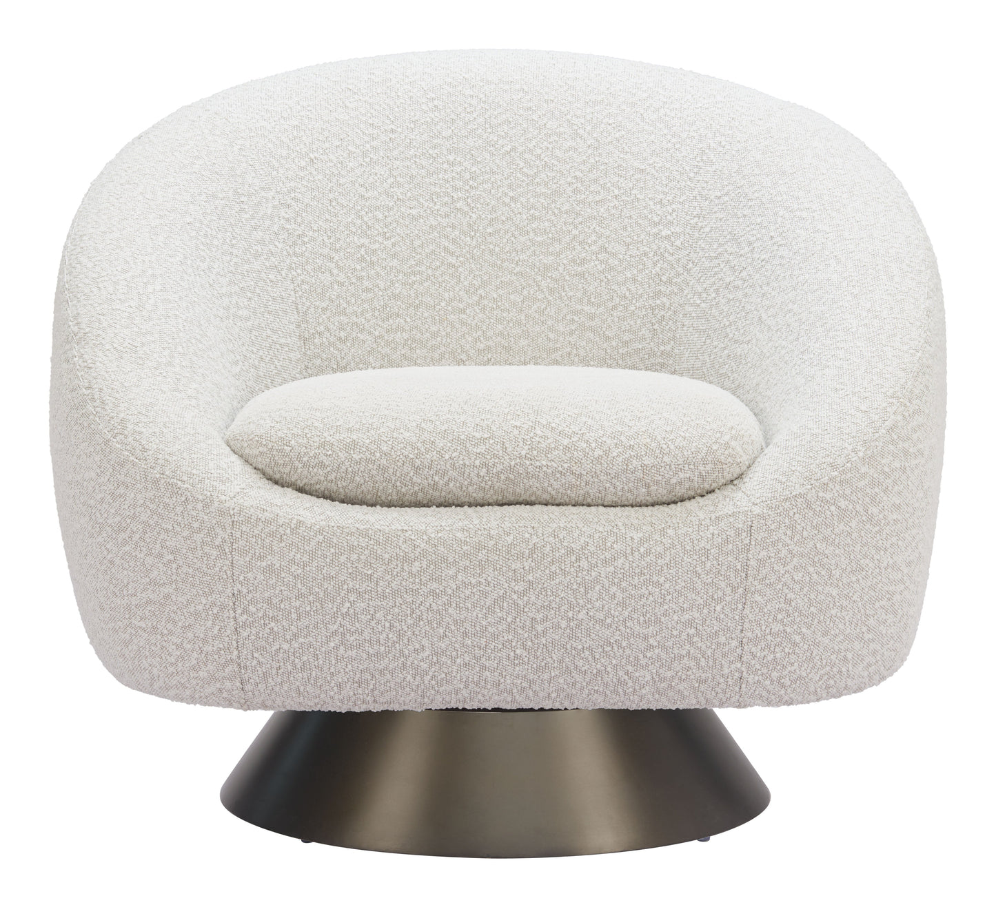 Modan Misty Gray Swivel Chair - Ornate Home
