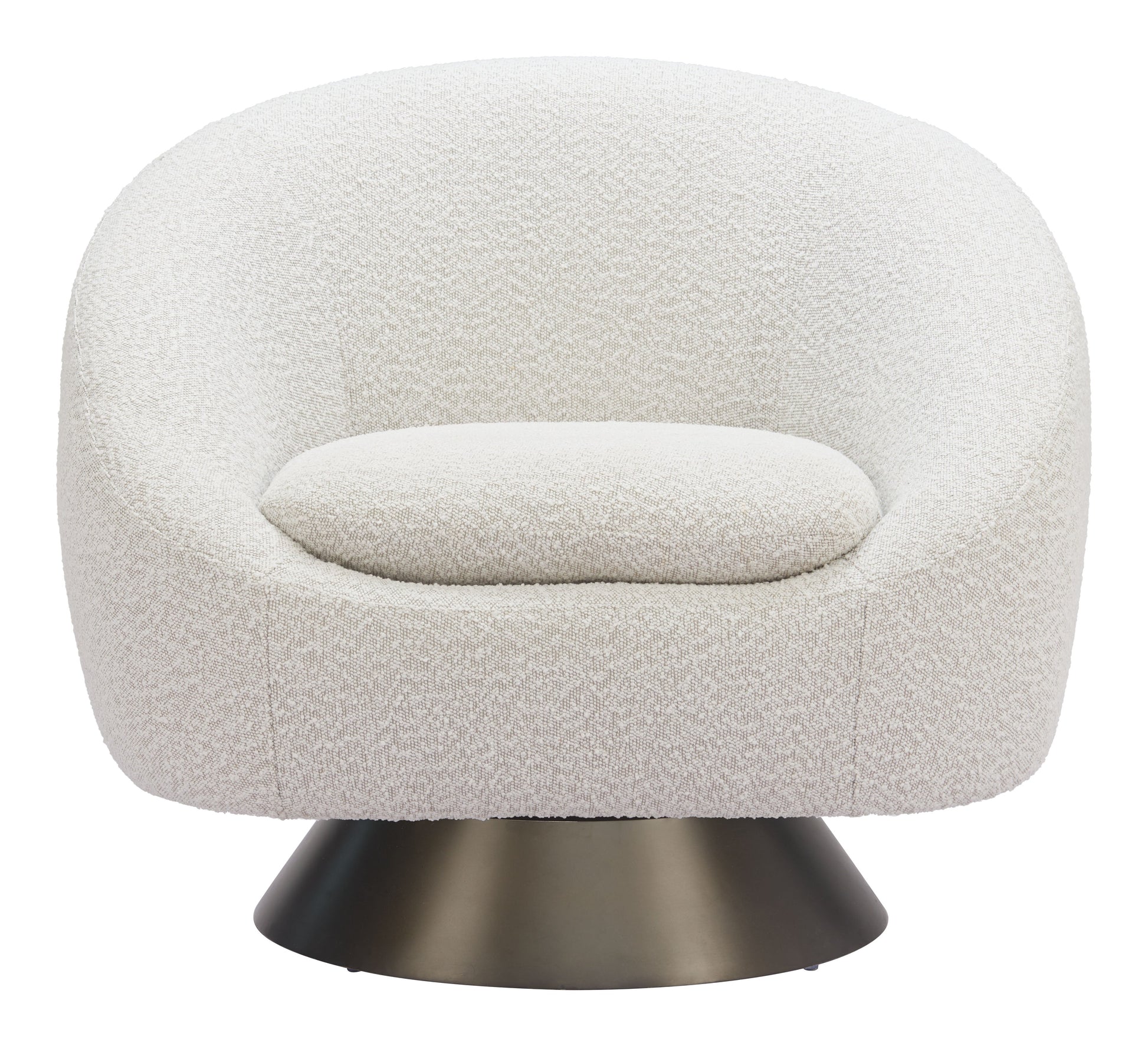 Modan Misty Gray Swivel Chair - Ornate Home