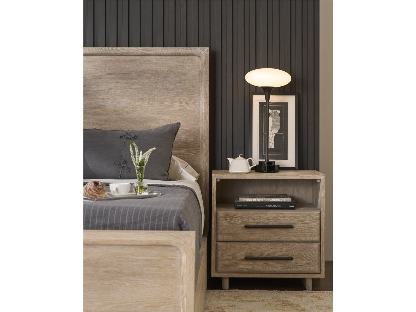 Modern Desert Open Storage Nightstand - Ornate Home