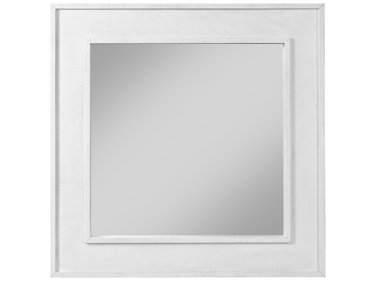 Modern Farmhouse Rustic Oak Square Mirror - Ornate Home