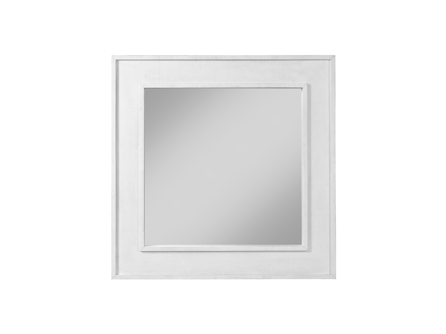 Modern Farmhouse Rustic Oak Square Mirror - Ornate Home