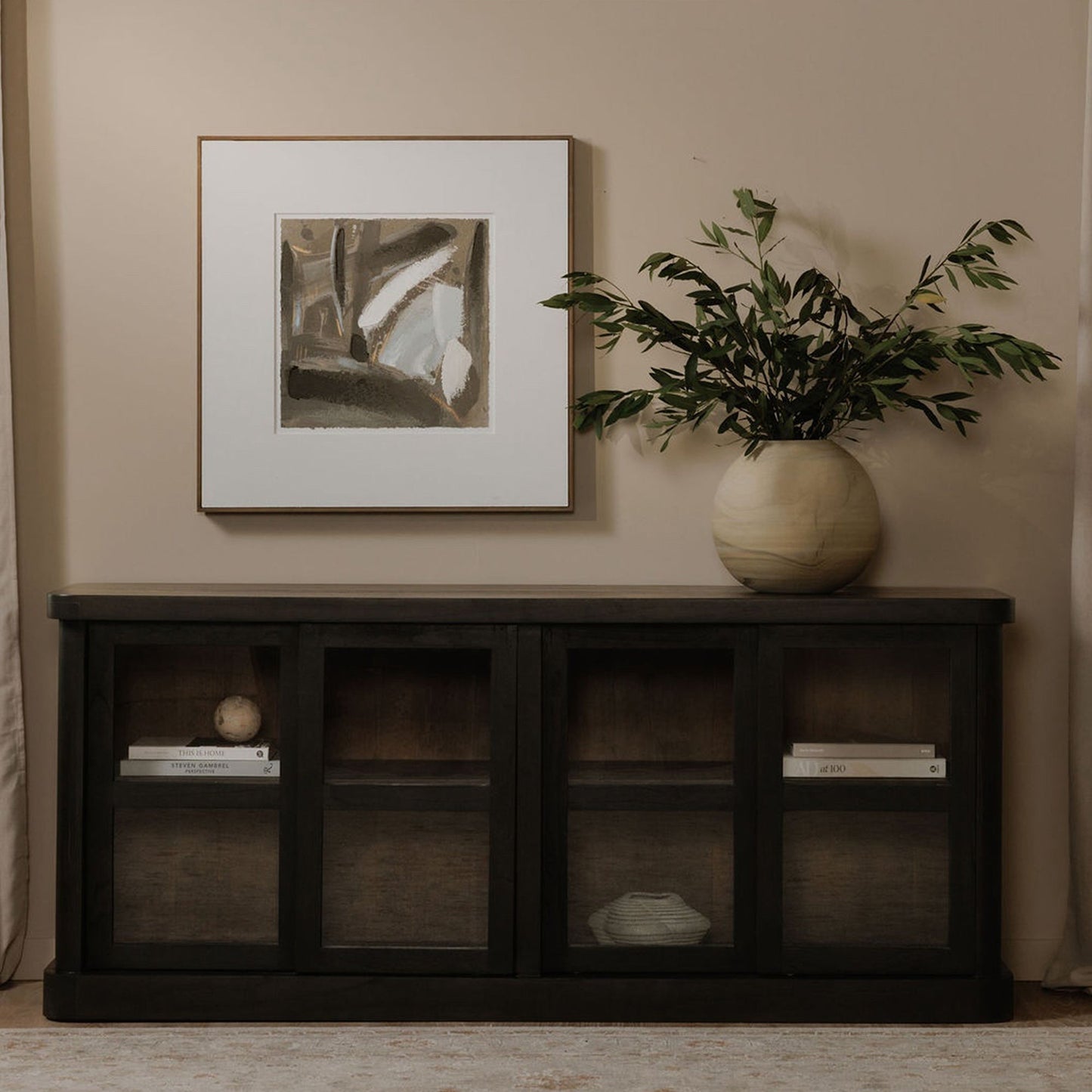 Mona Black Sideboard - Ornate Home