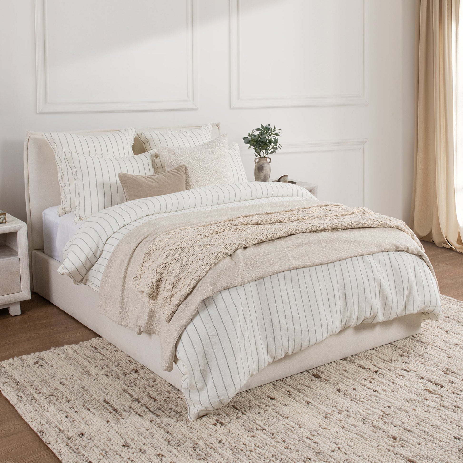 Monaco Ivory Duvet Collection - Ornate Home