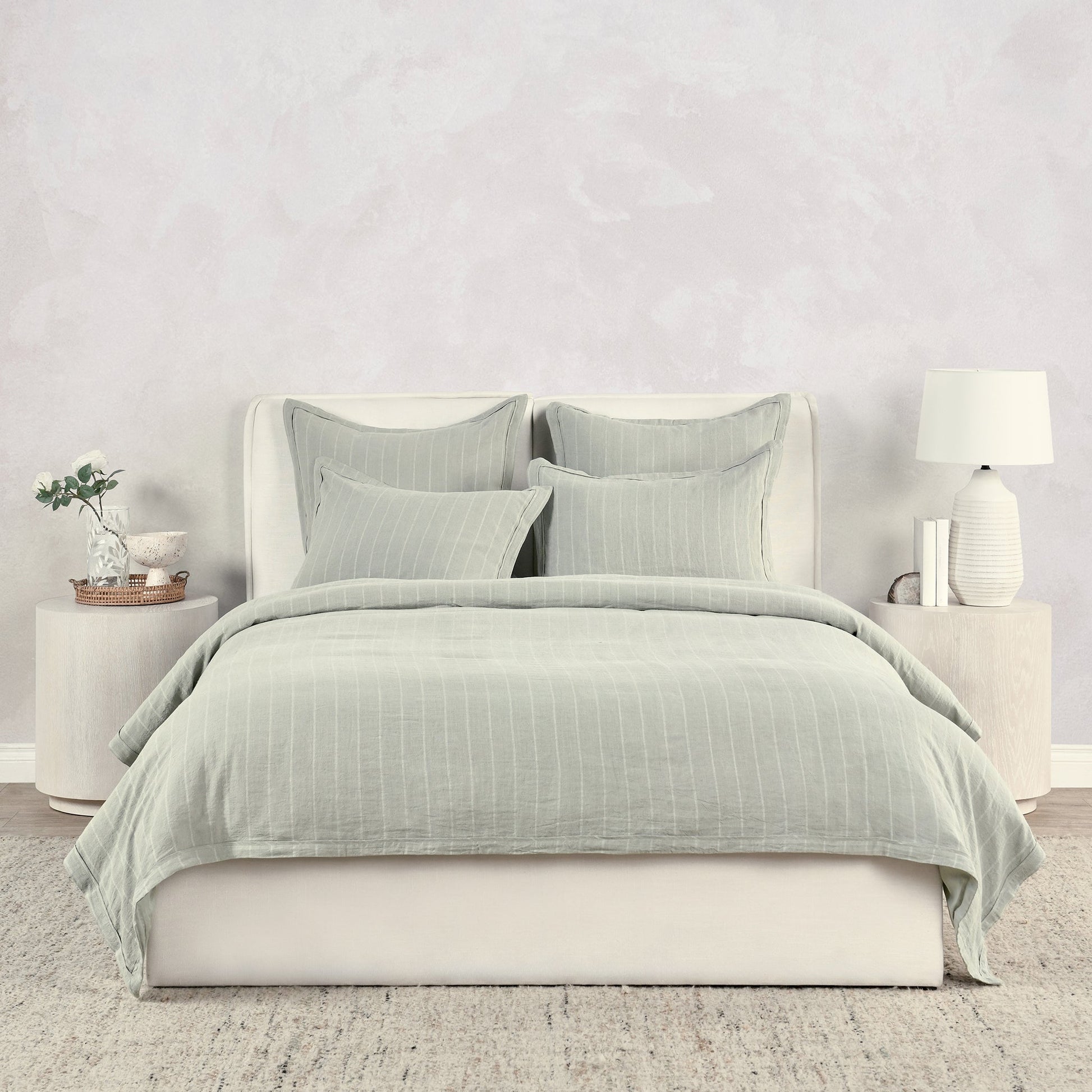 Monaco Sage Duvet Collection - Ornate Home