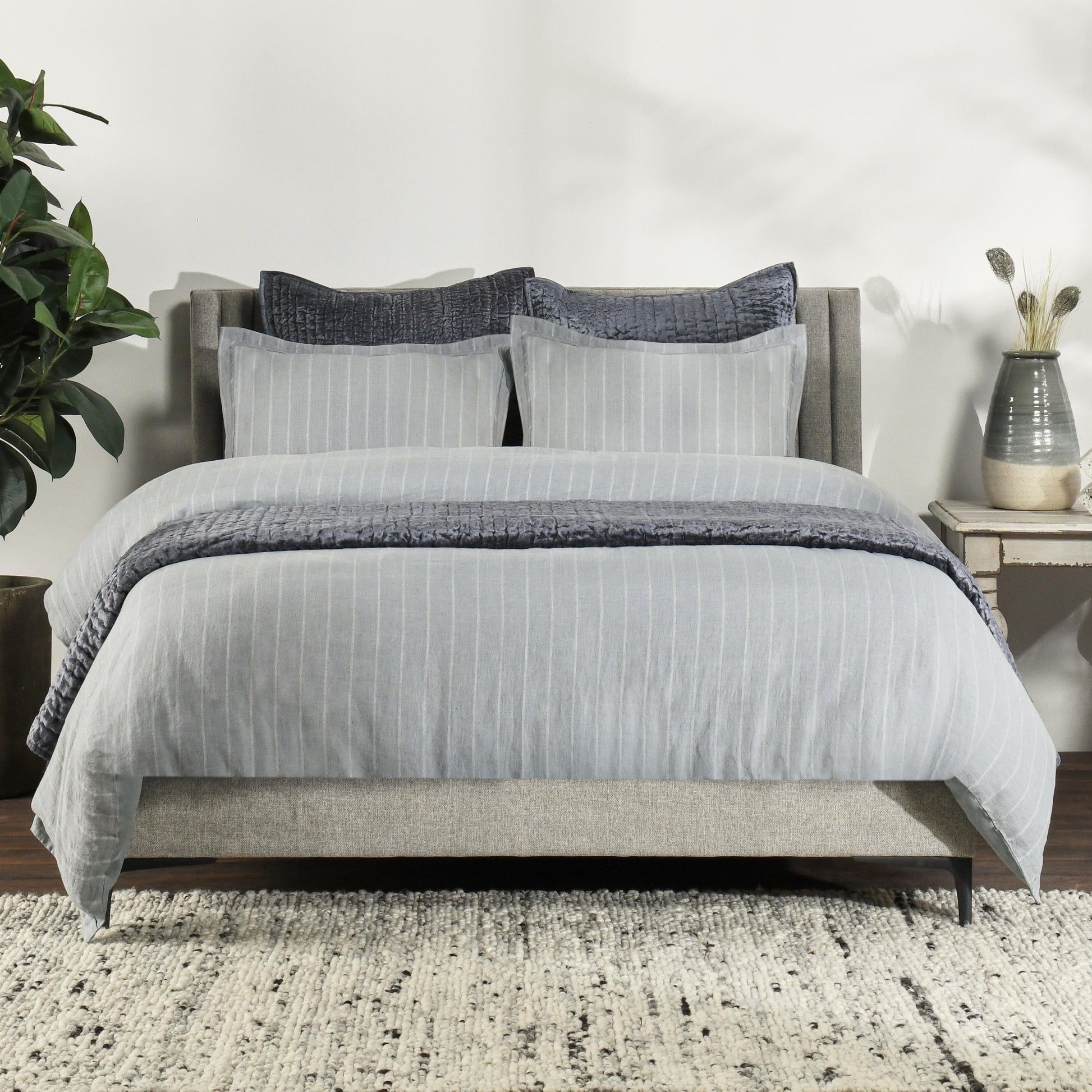 Monaco Sea Fog Duvet Collection - Ornate Home
