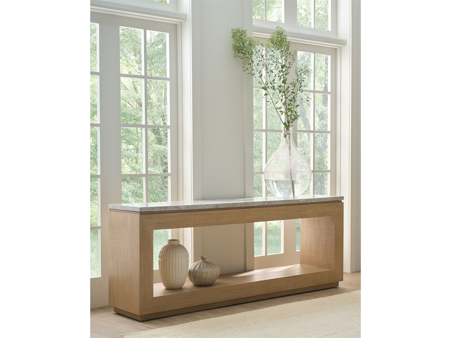 Monet Skylark/Stone Console Table - Ornate Home