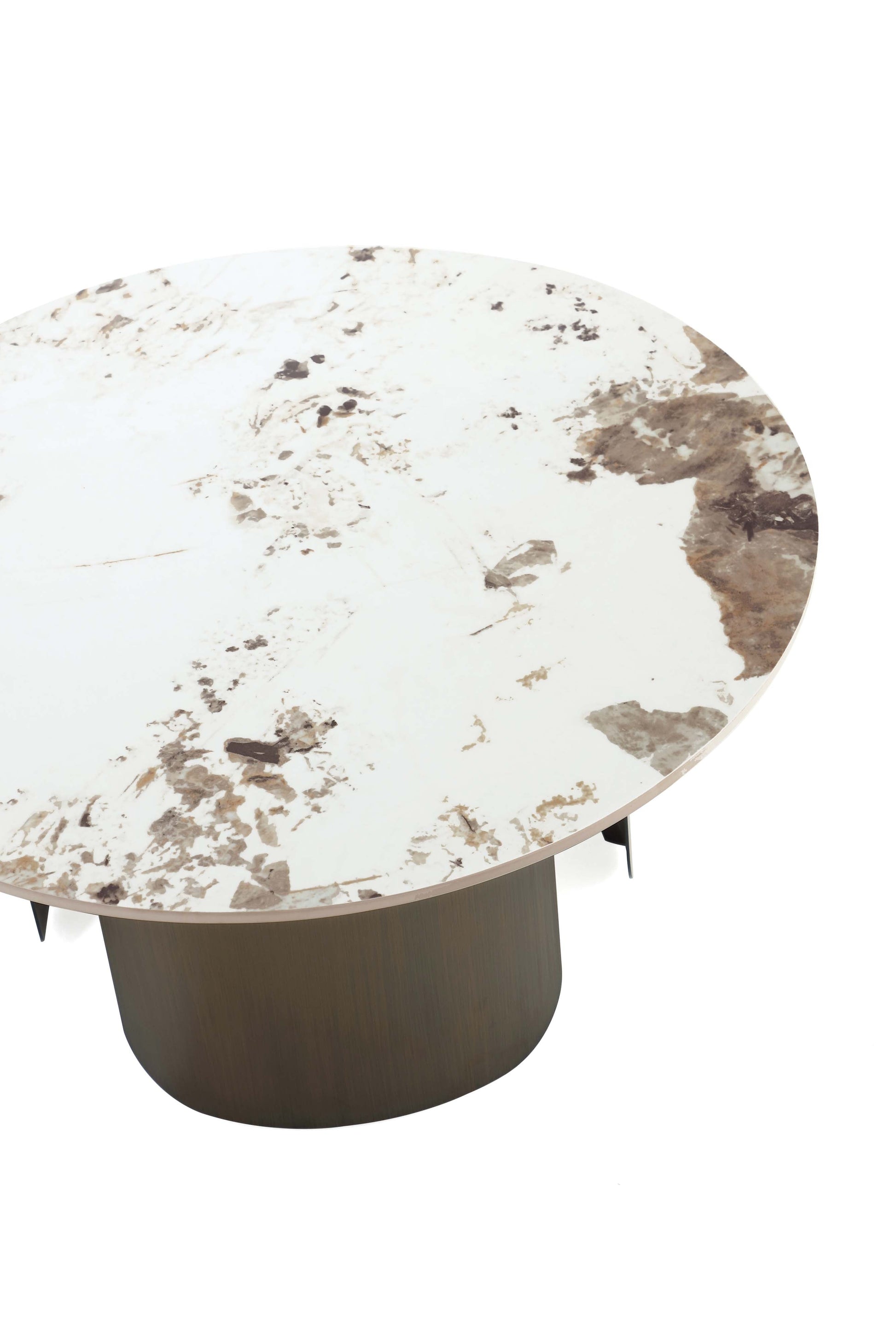 Monica Coffee Table and End Table in Gold (set of 2) - Ornate Home