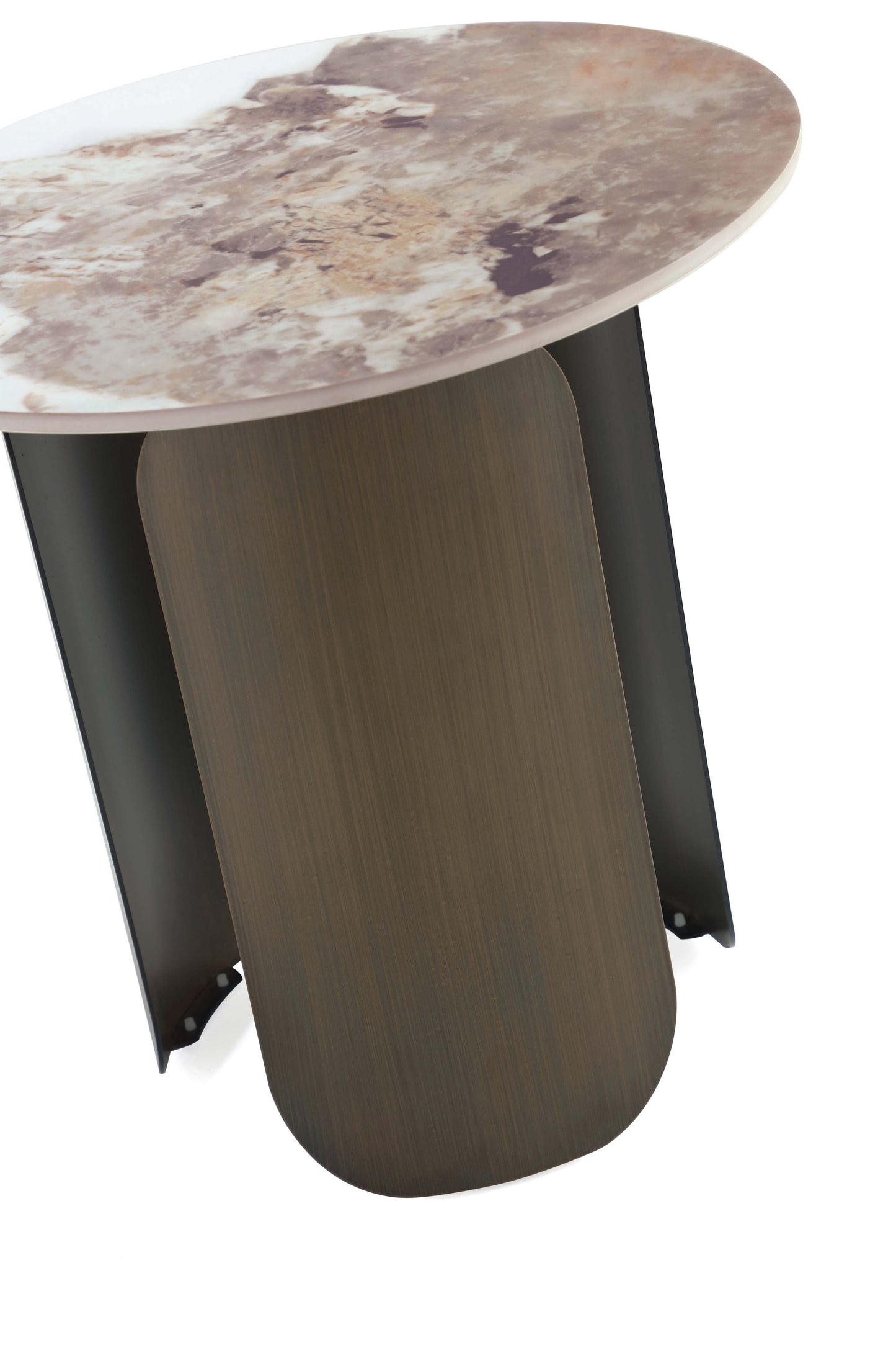 Monica Coffee Table and End Table in Gold (set of 2) - Ornate Home