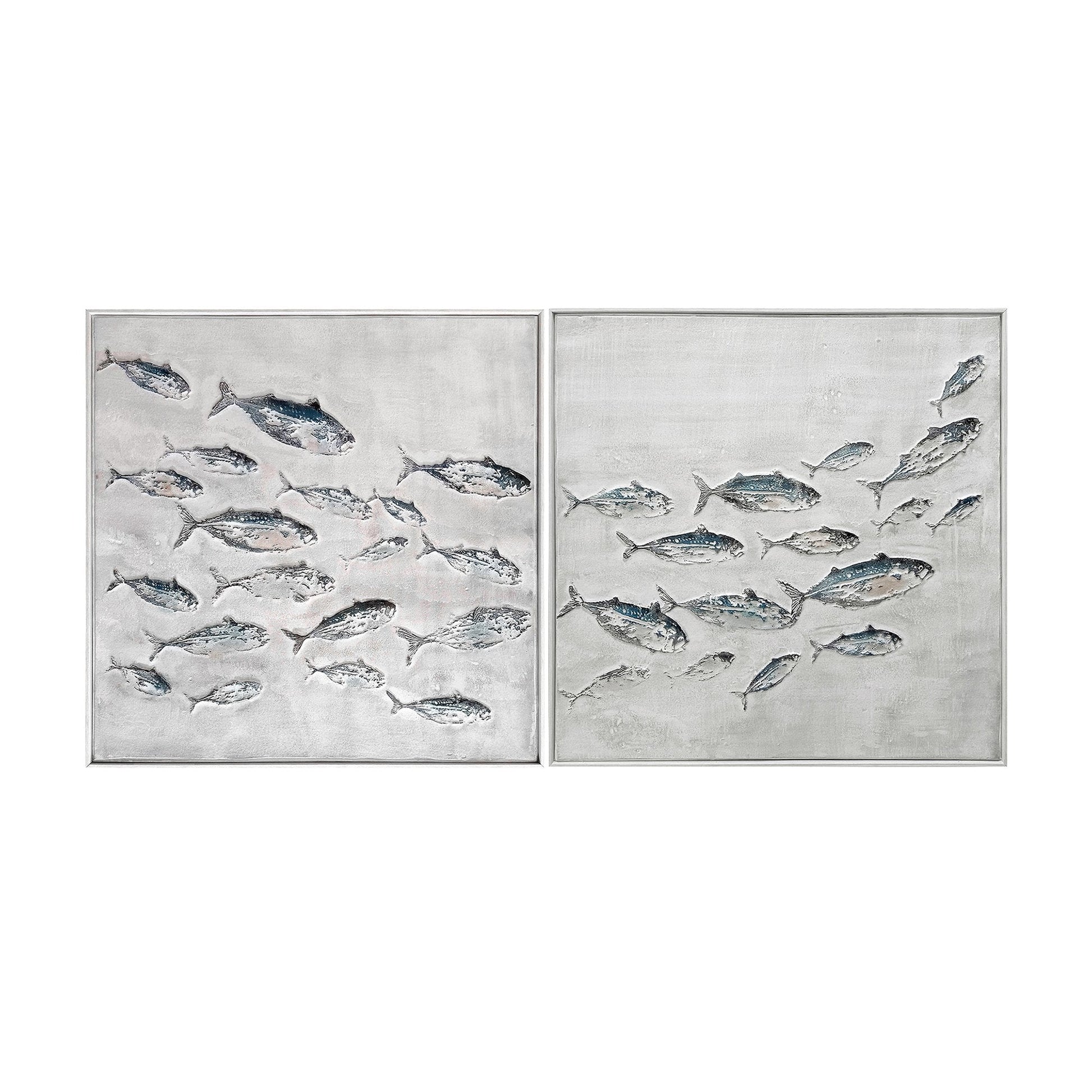 Montague Grey/Blue Canvas - Ornate Home
