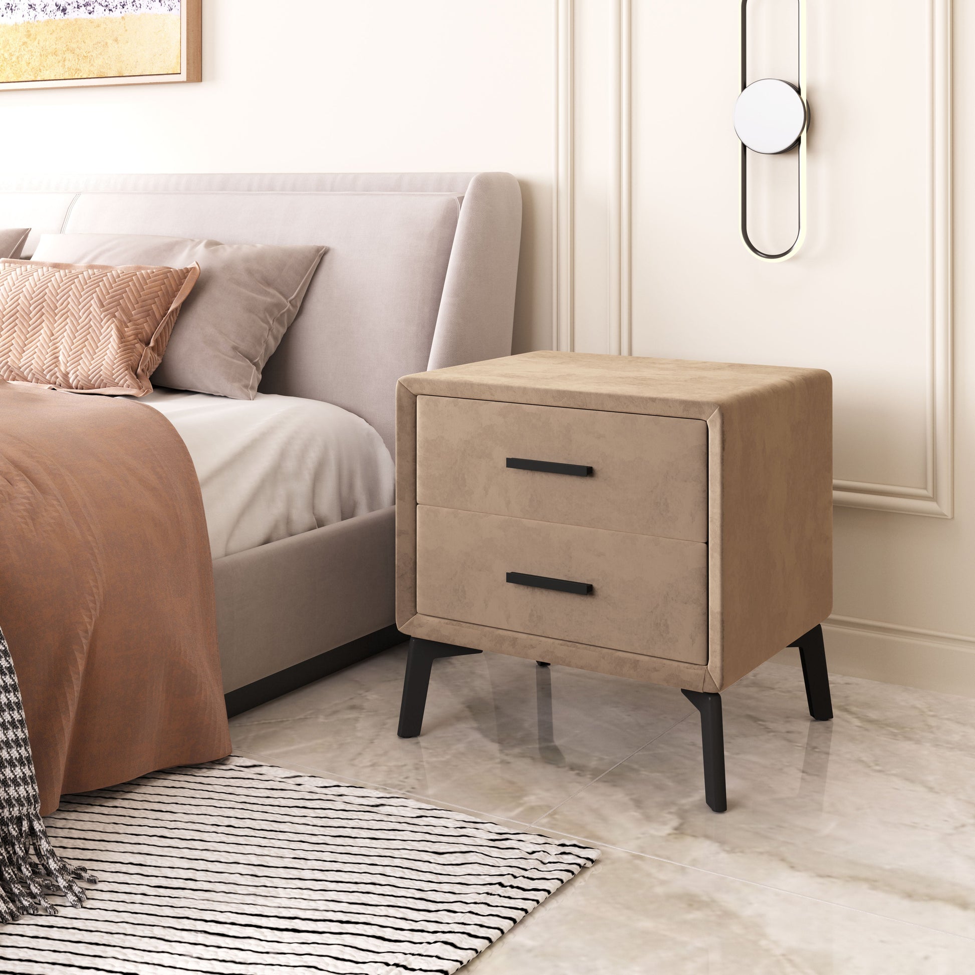 Montana Brown Side Table - Ornate Home