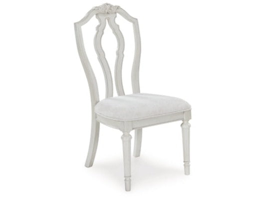 Montelaine Antique White Dining Side Chair (Set of 2)- Viva Furn
