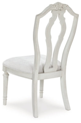 Montelaine Antique White Dining Side Chair (Set of 2)- Viva Furn