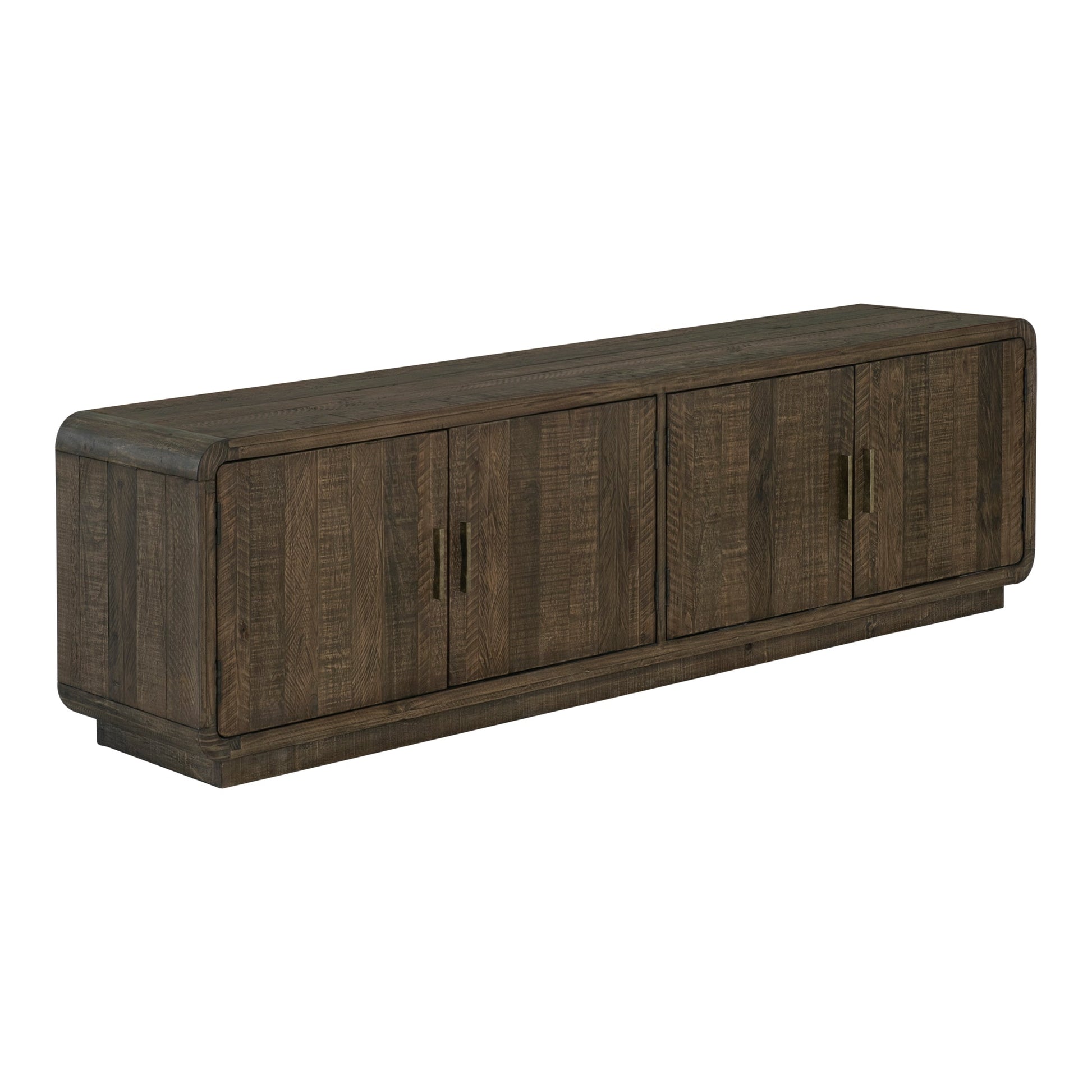 Monterey Aged Brown Media Cabinet - Ornate Home