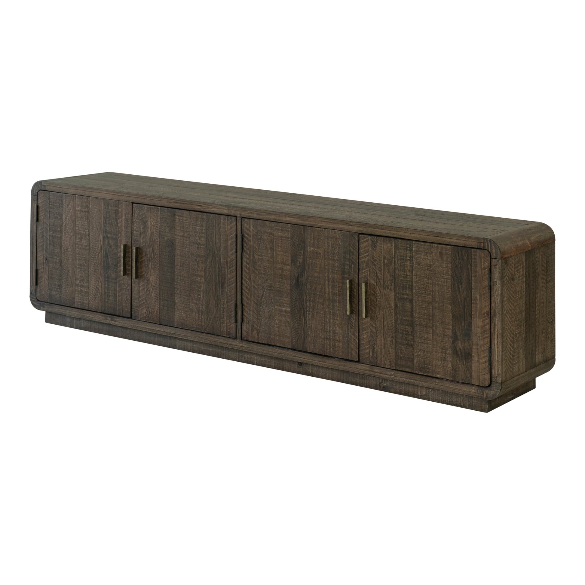 Monterey Aged Brown Media Cabinet - Ornate Home