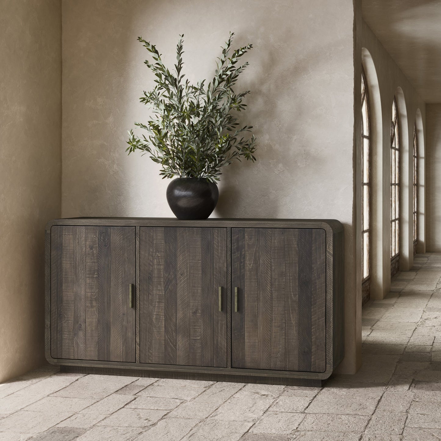 Monterey Aged Brown Sideboard - Ornate Home