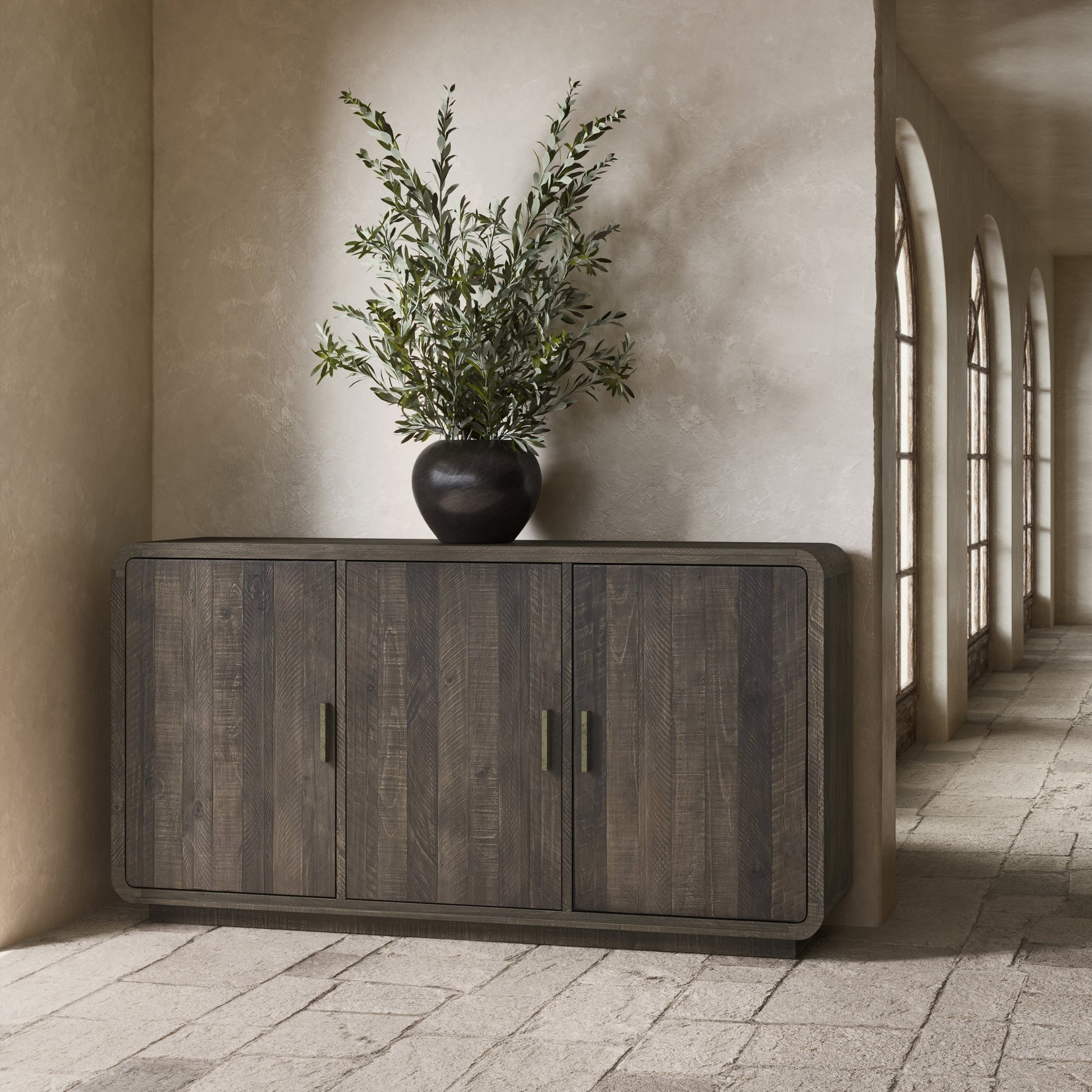 Monterey Aged Brown Sideboard - Ornate Home