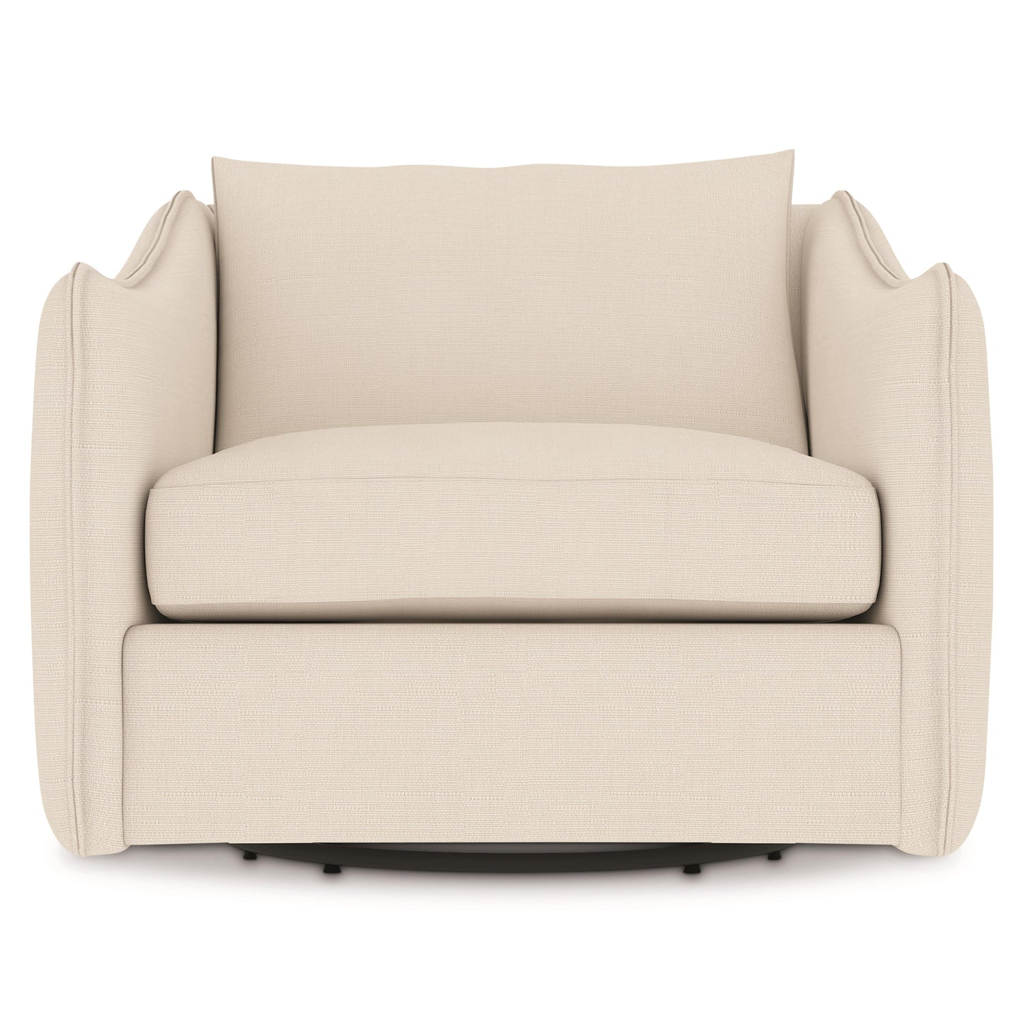 Monterey White/Cream Outdoor Swivel Chair - Ornate Home